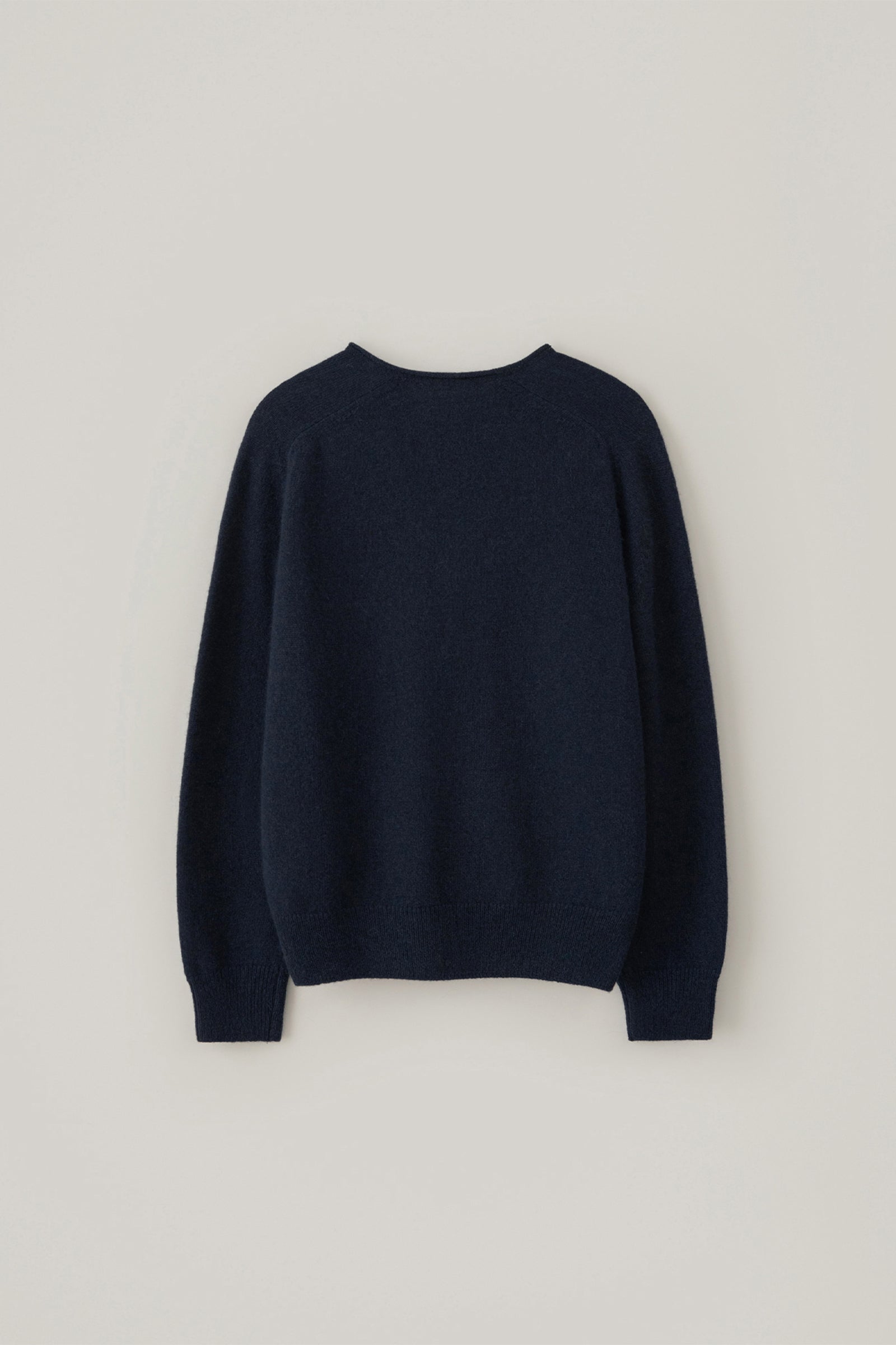 EDIN V-NECK ALPACA KNIT_DEEP BLUE