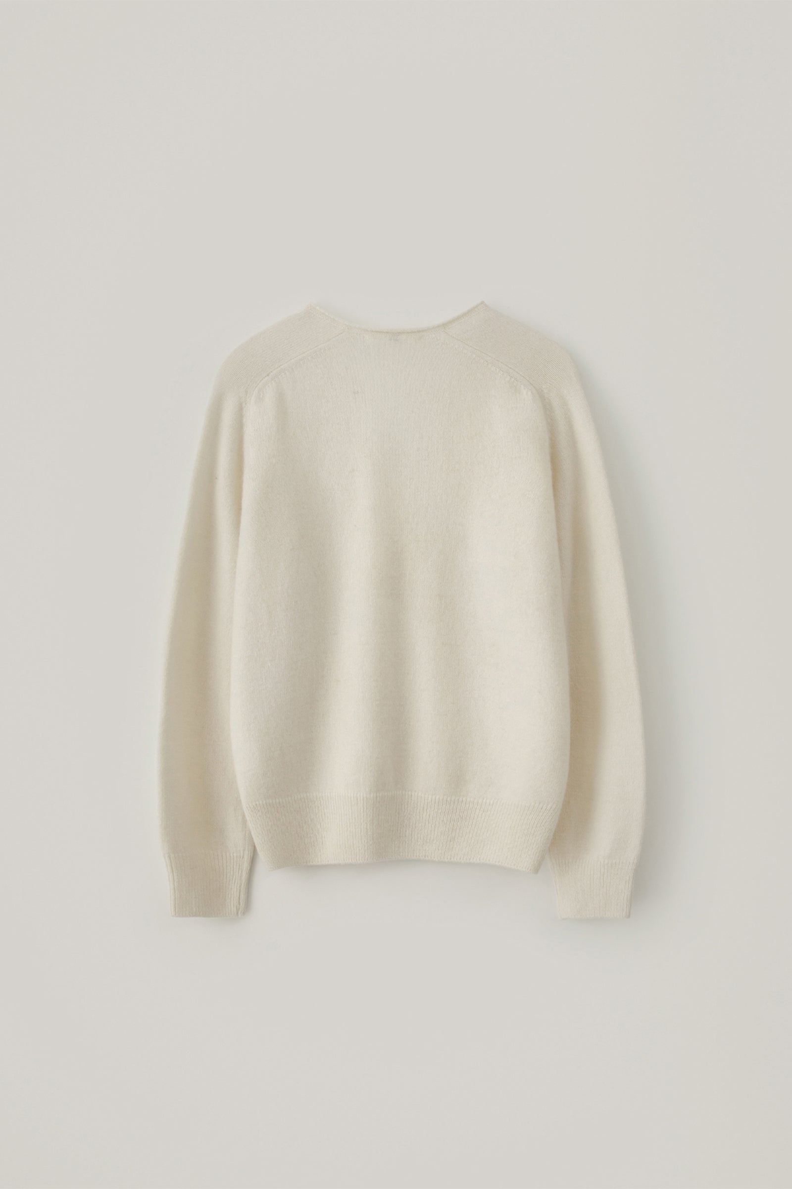 EDIN V-NECK ALPACA KNIT_IVORY