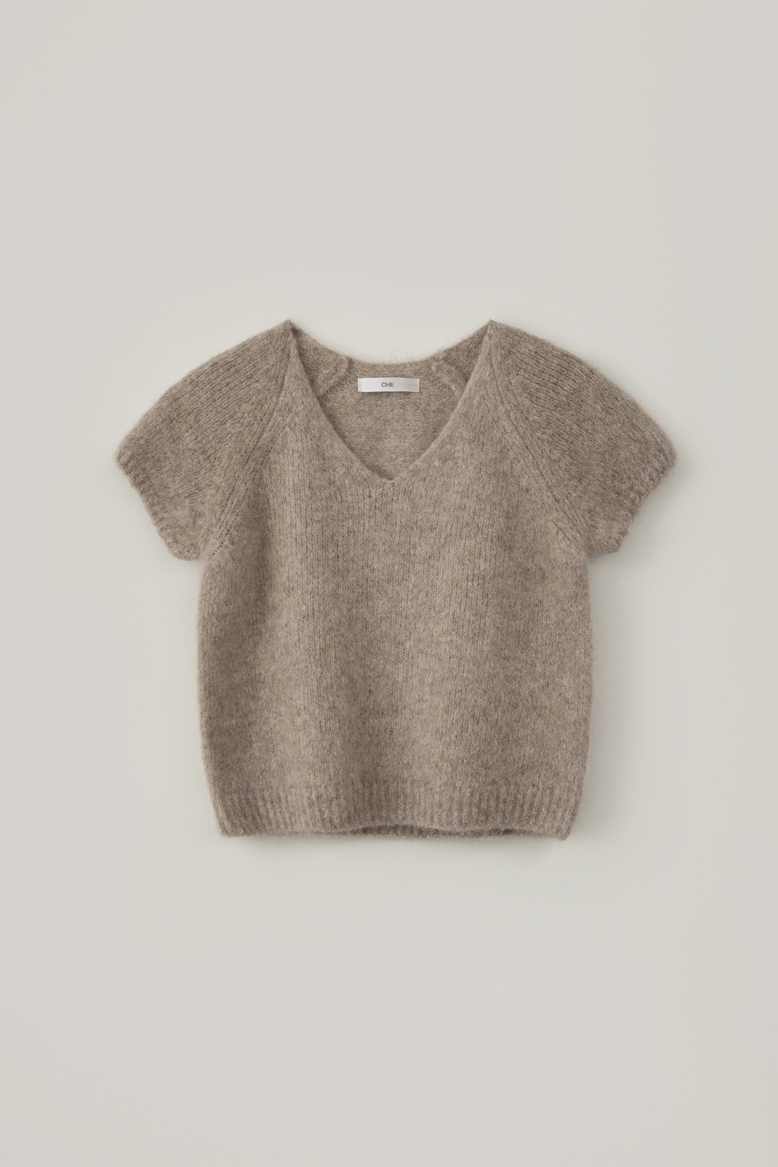MONT SHORT SLEEVE KNIT_BEIGE