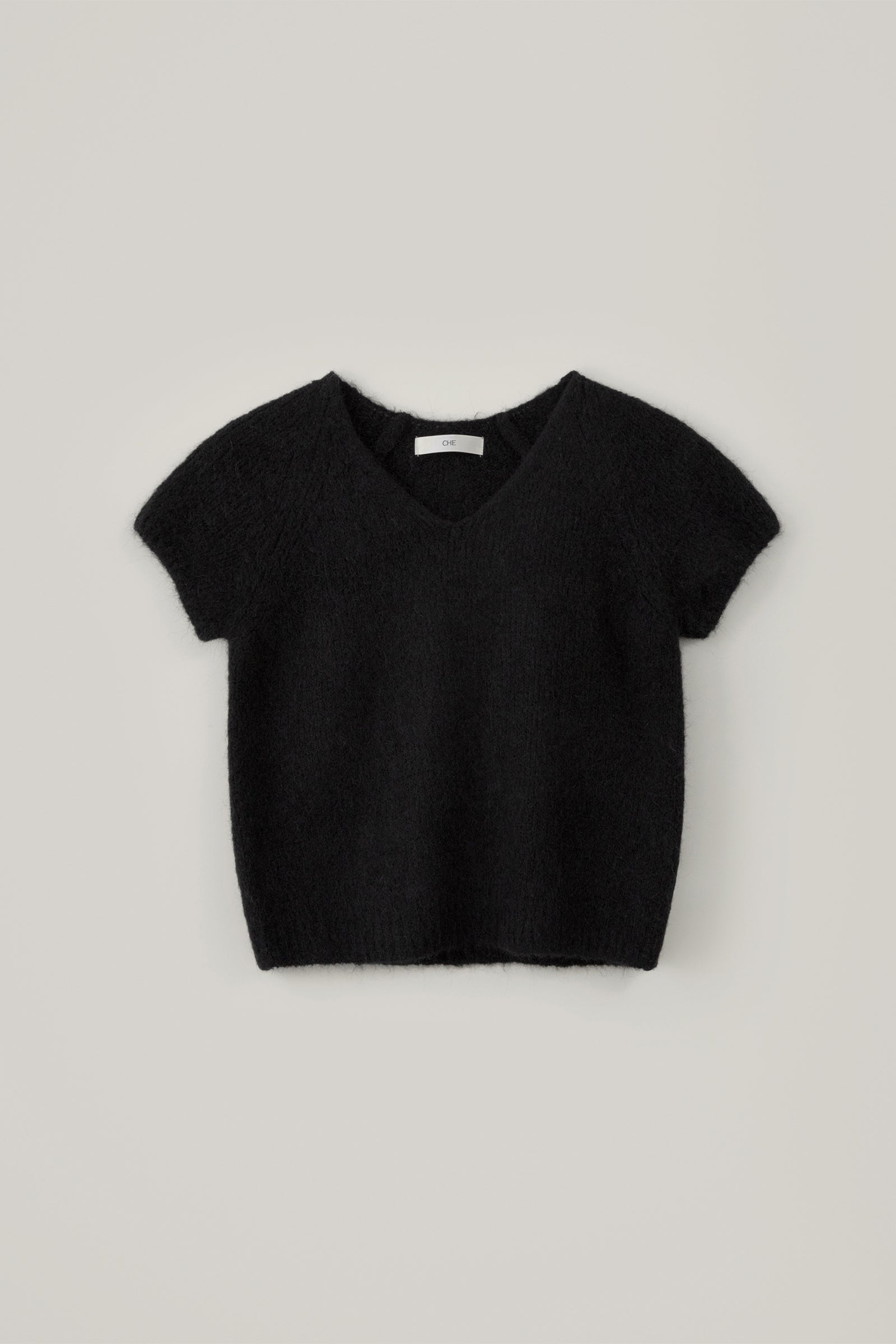 MONT SHORT SLEEVE KNIT_BLACK