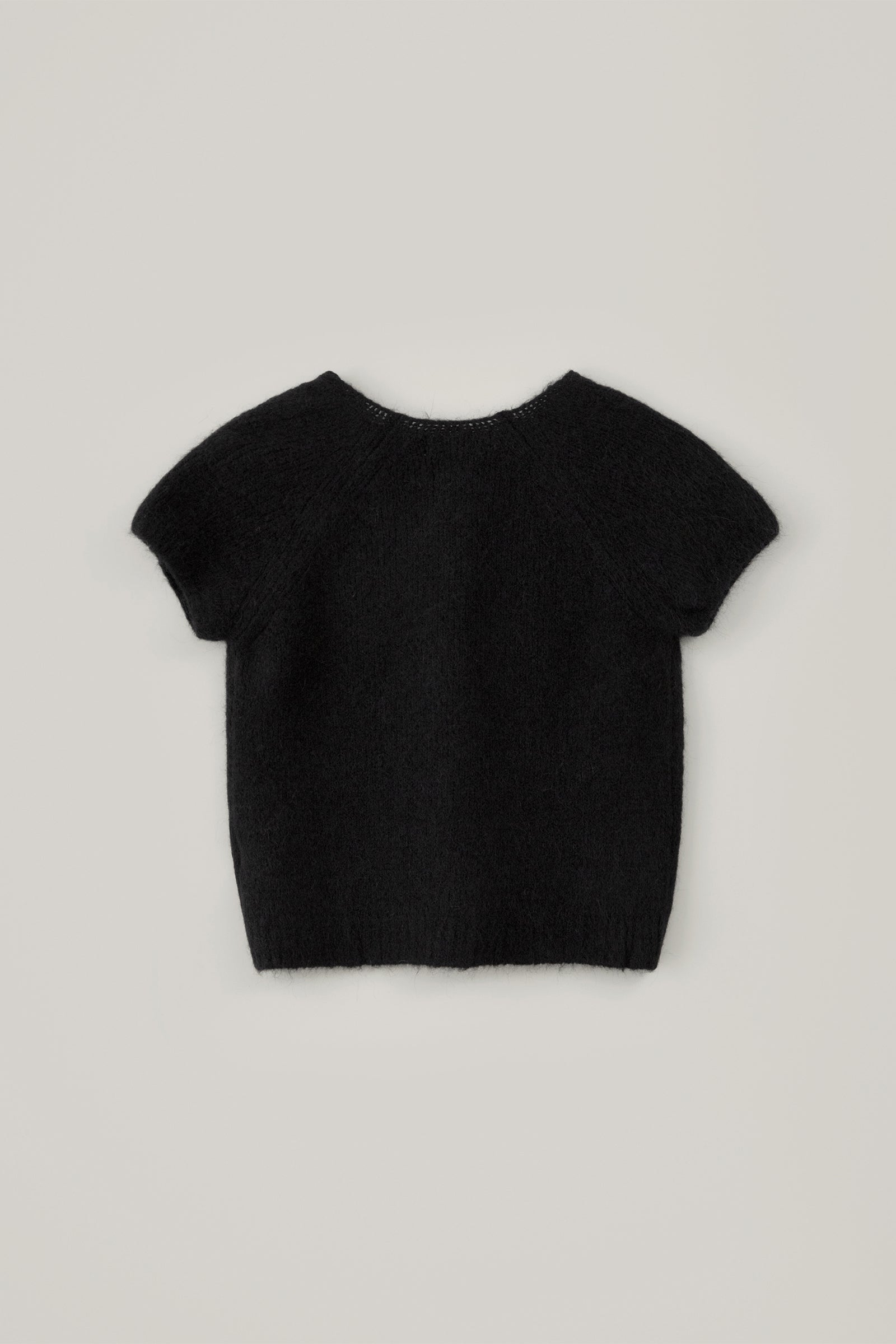 MONT SHORT SLEEVE KNIT_BLACK