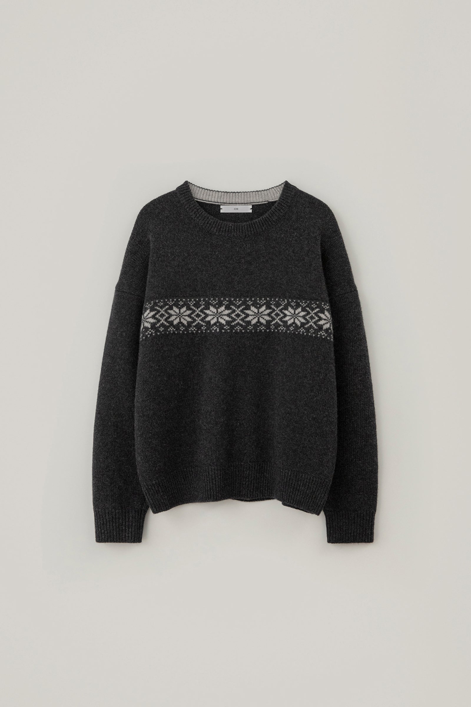 NORDIC WOOL KNIT_CHARCOAL