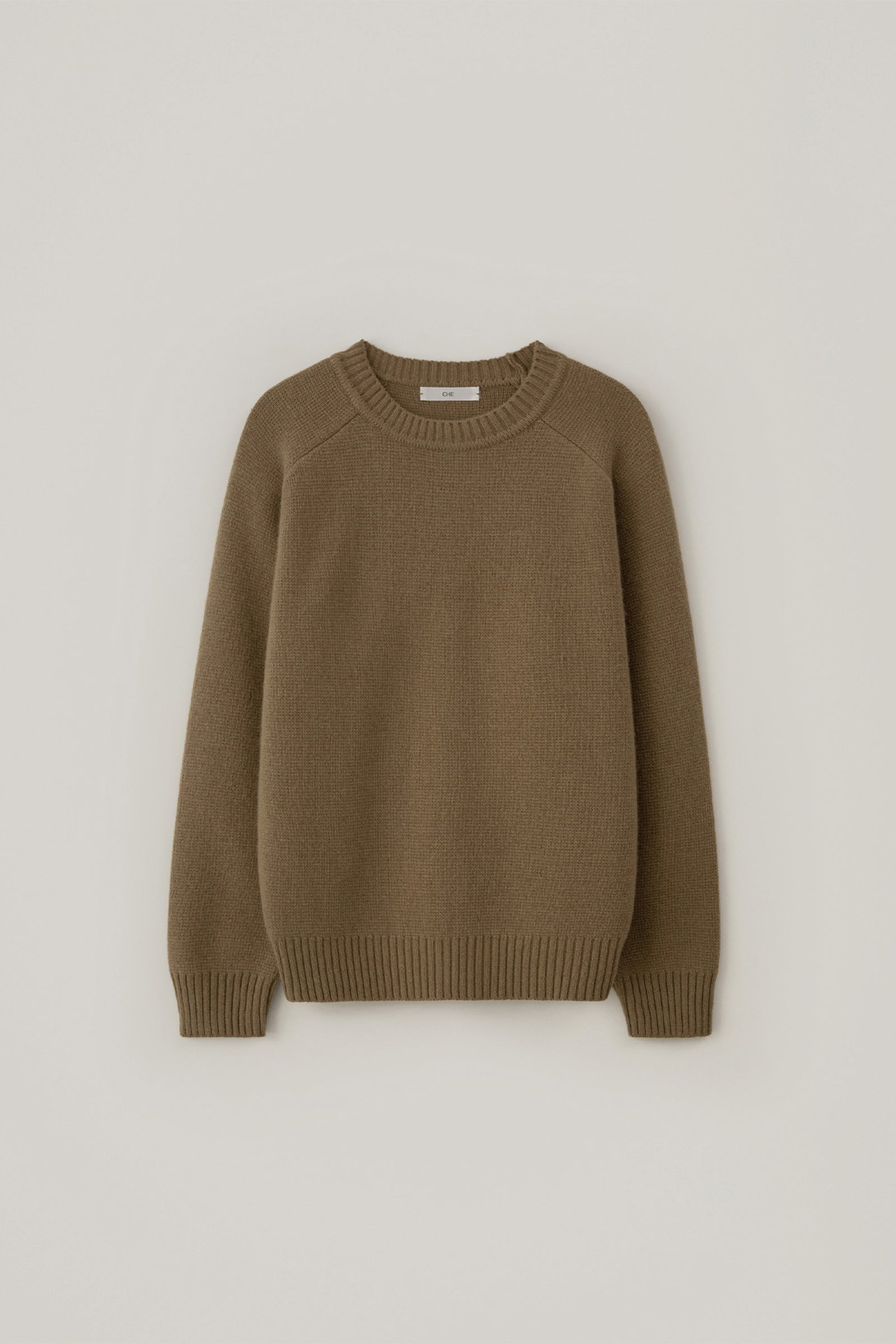 CASHMERE MOSS ROUND KNIT_BEIGE