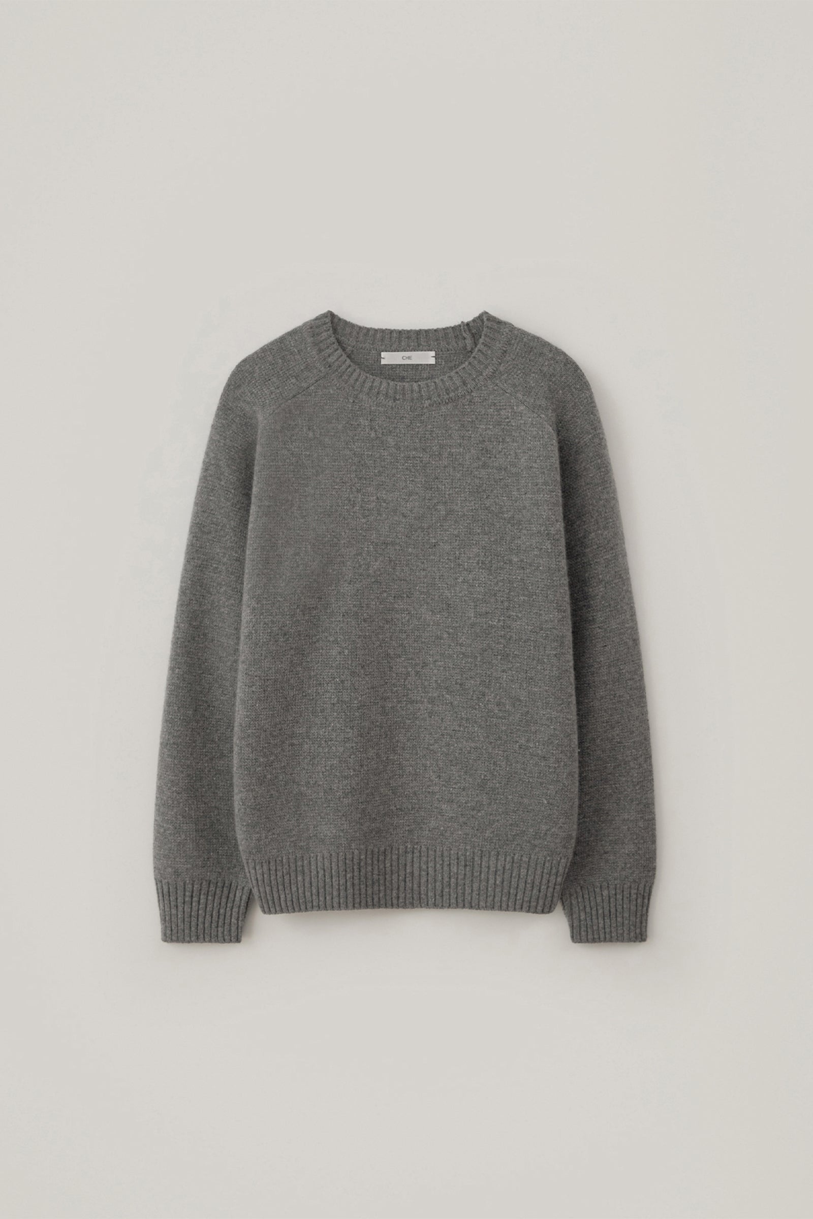 CASHMERE MOSS ROUND KNIT_GRAY