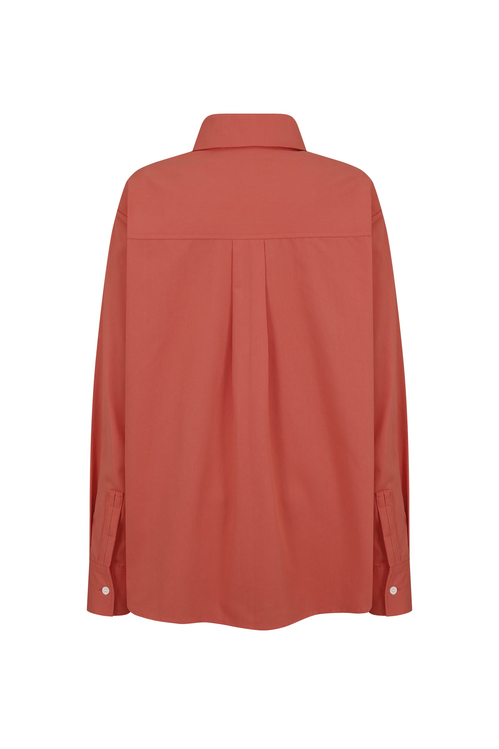 CHEMISE BRODÉE CLASSIQUE_ROUGE PROFOND