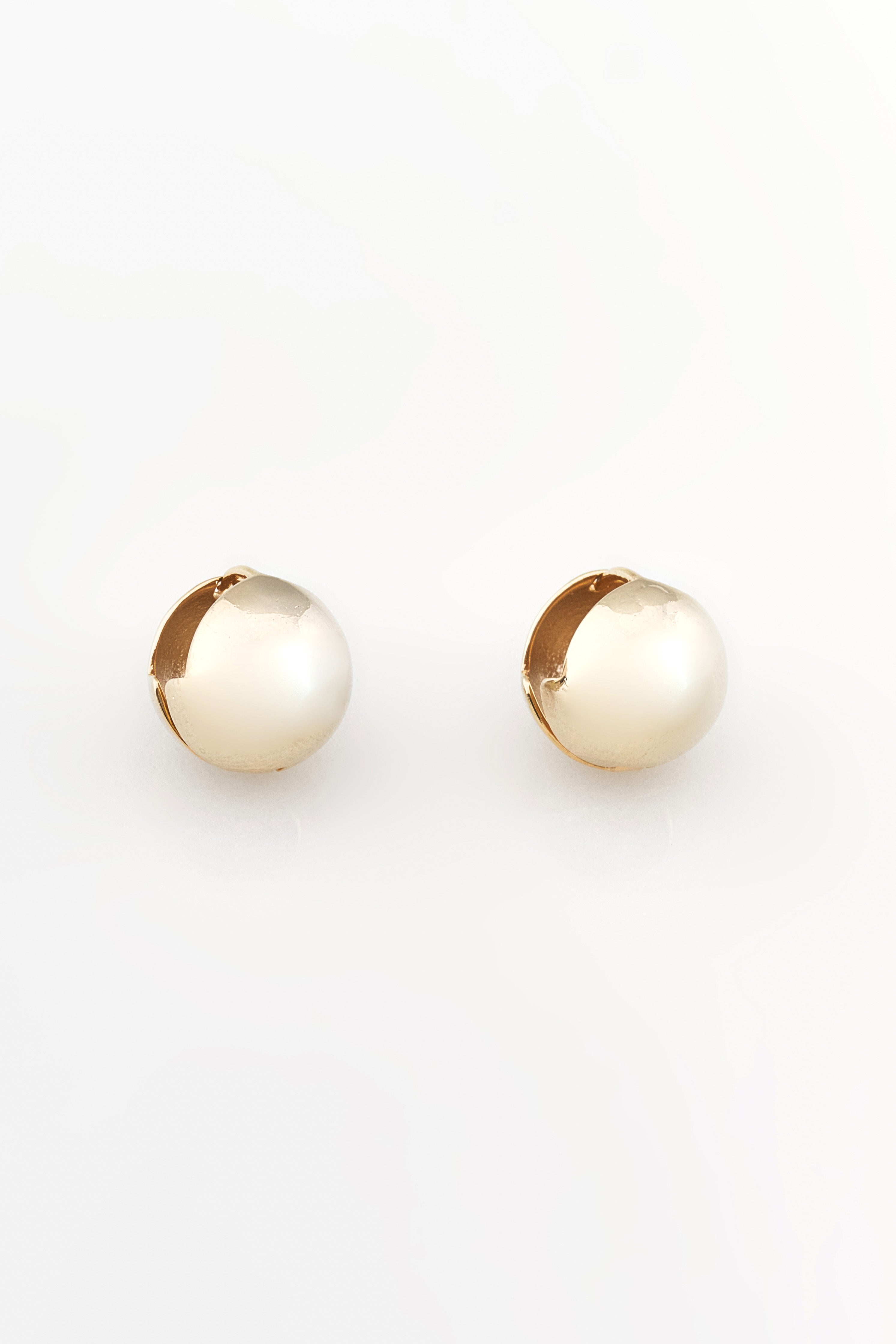 BOUCLES D'OREILLES SPHÉRIQUES_OR