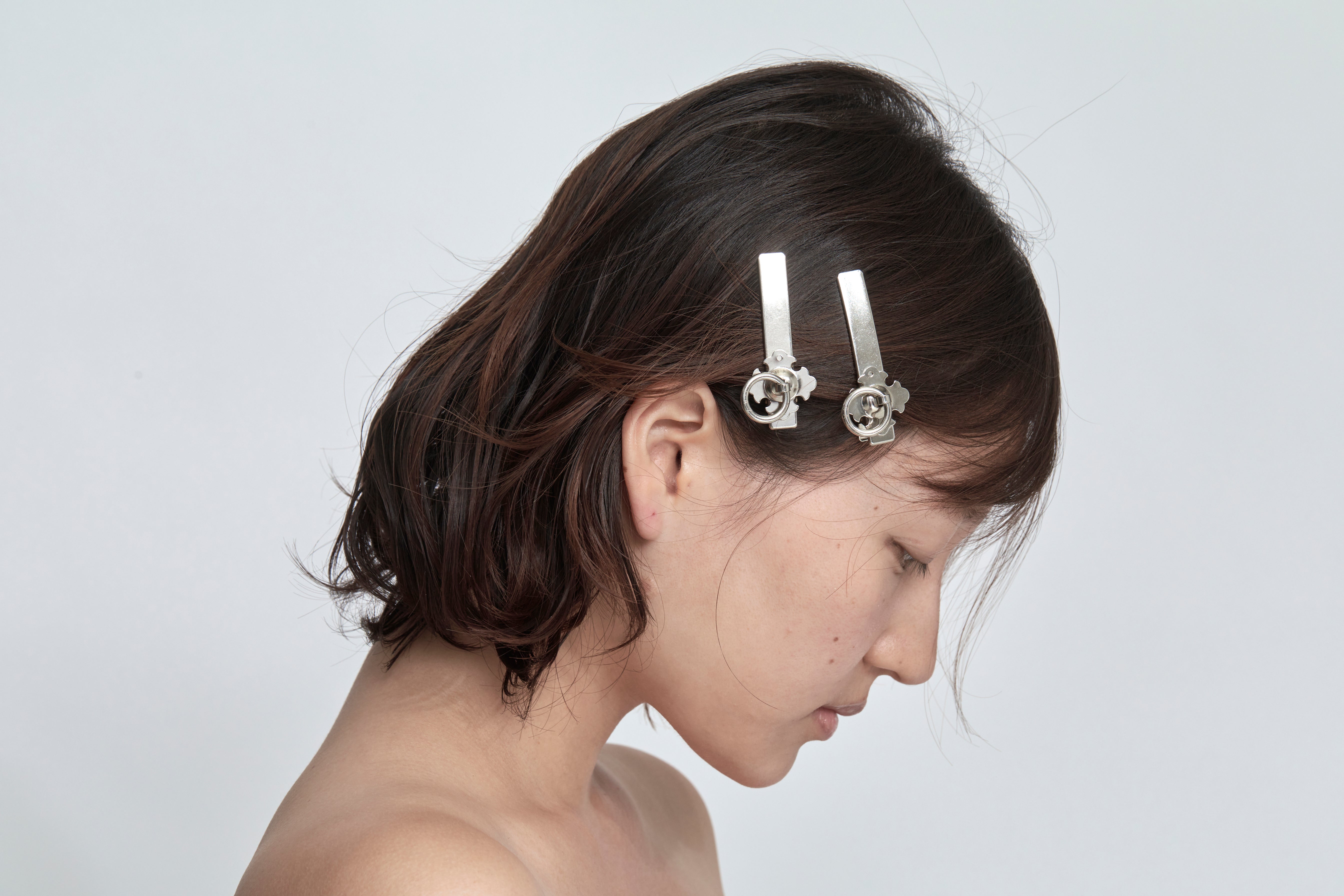 KOREAN DOORKNOB HAIRPIN_ARGENT