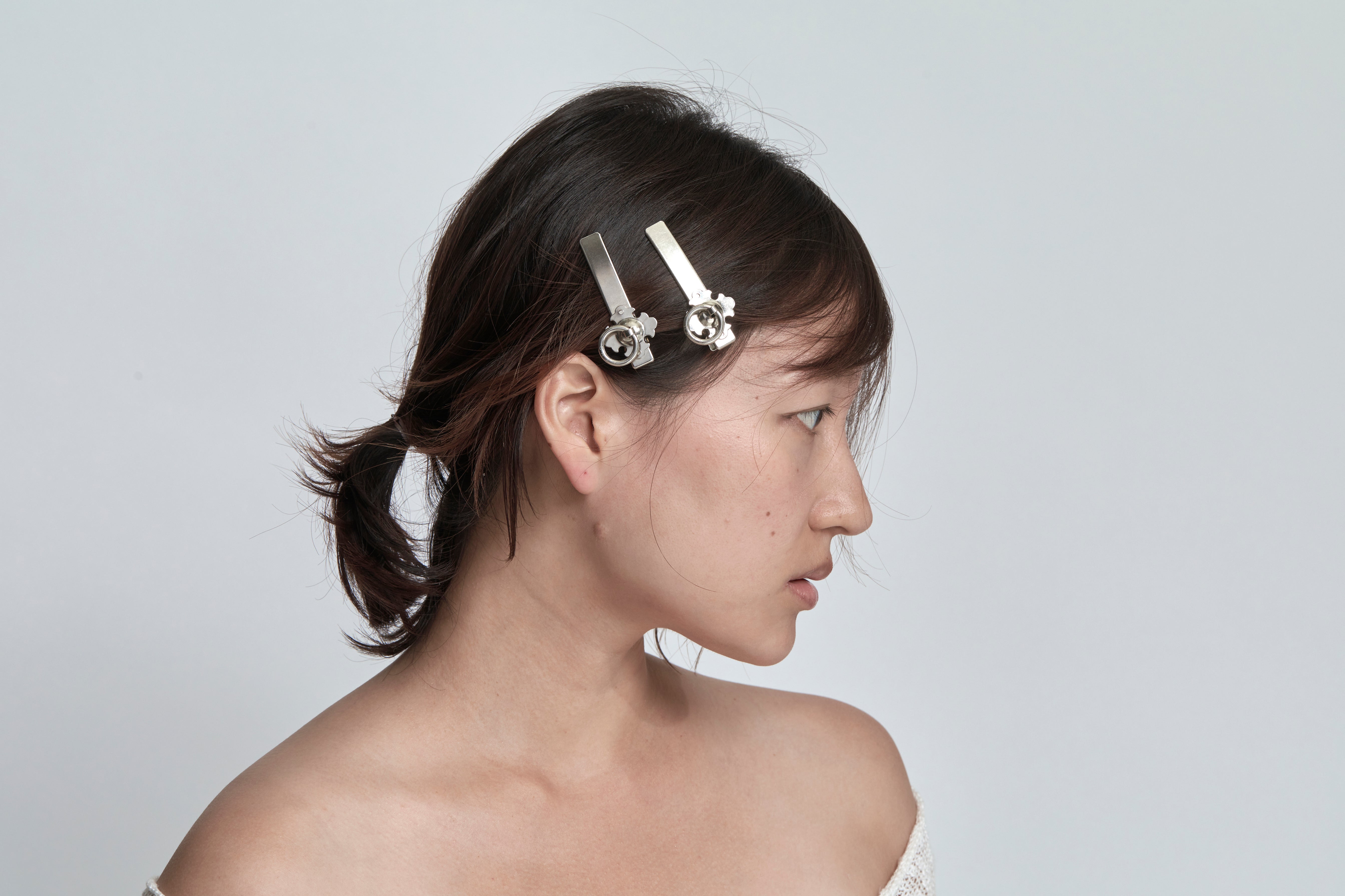 KOREAN DOORKNOB HAIRPIN_ARGENT