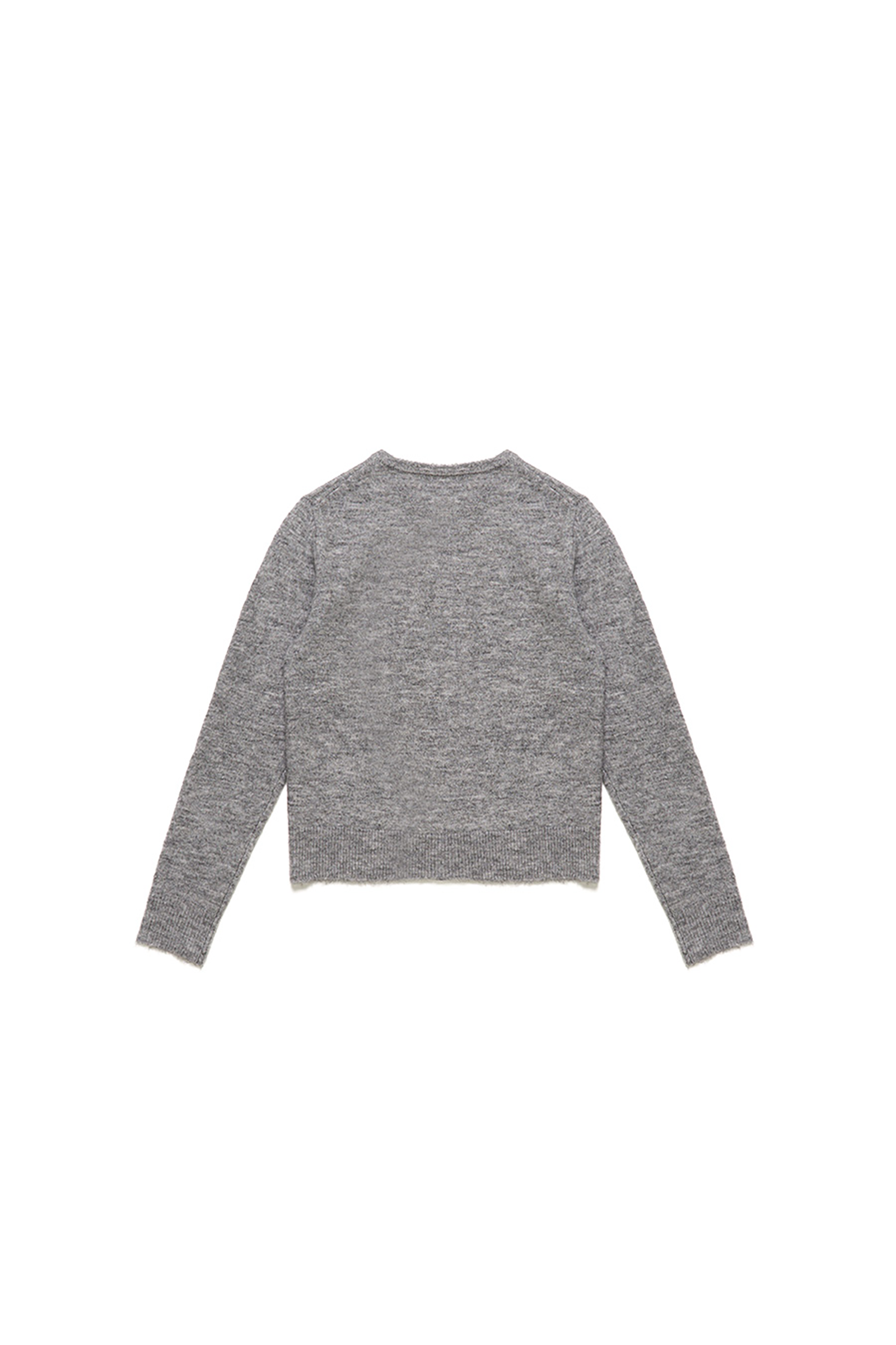 WOOL BLENDED CARDIGAN_GRIS