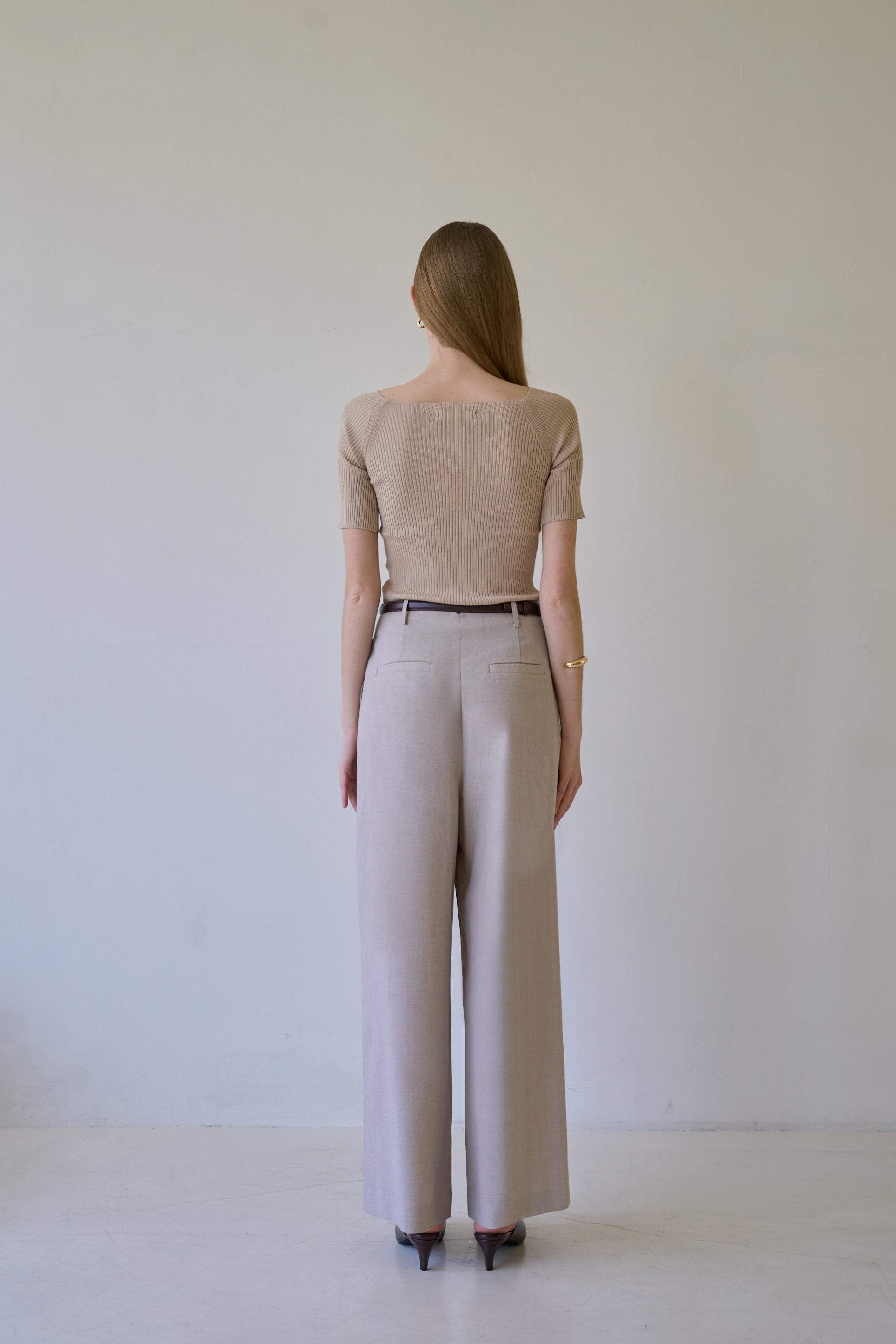 PULL EN MAILLE À ÉPAULES DÉNUDÉES 2-EN-1_BEIGE