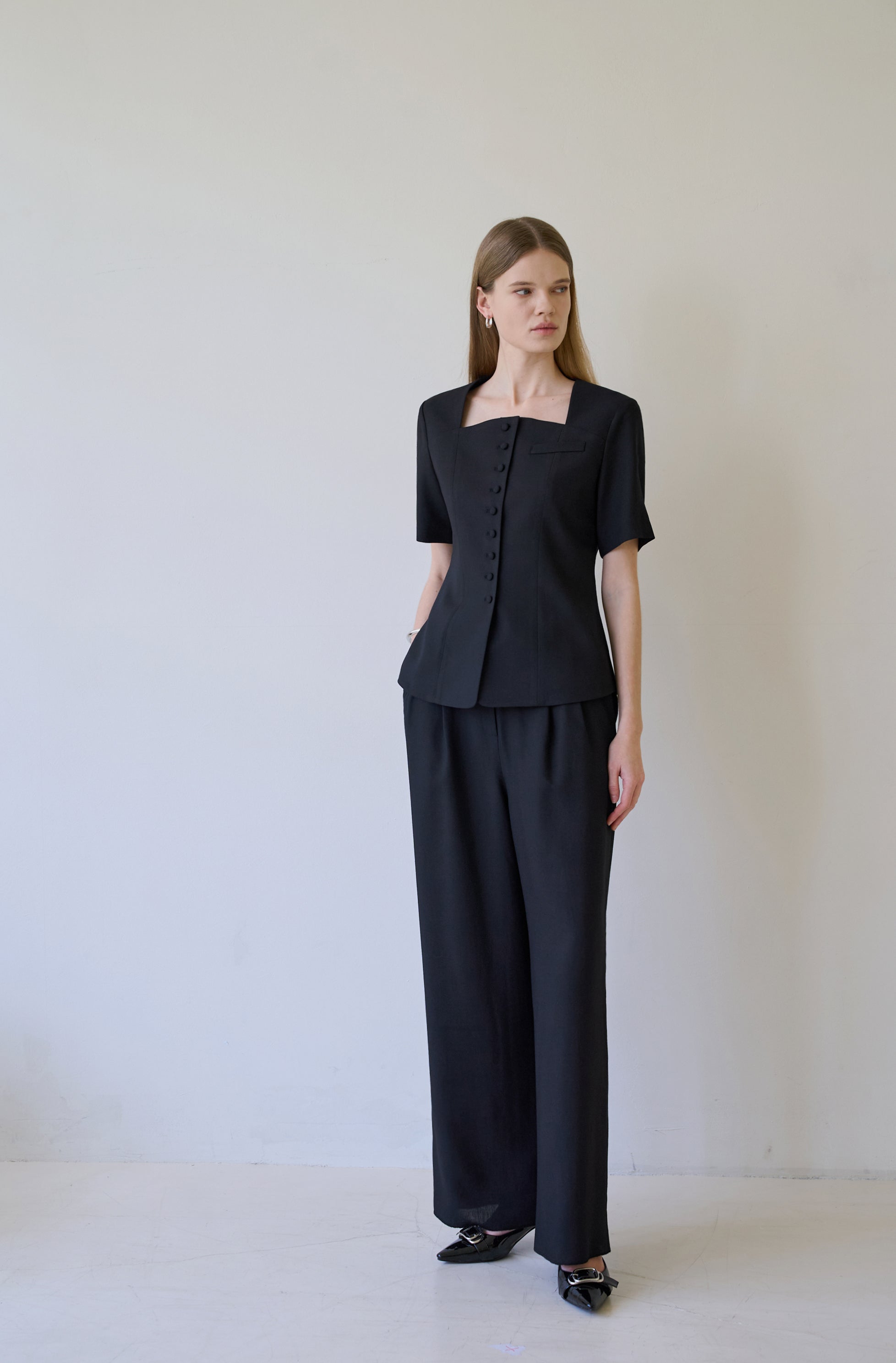 NOUE AIRY PANTS_BLACK