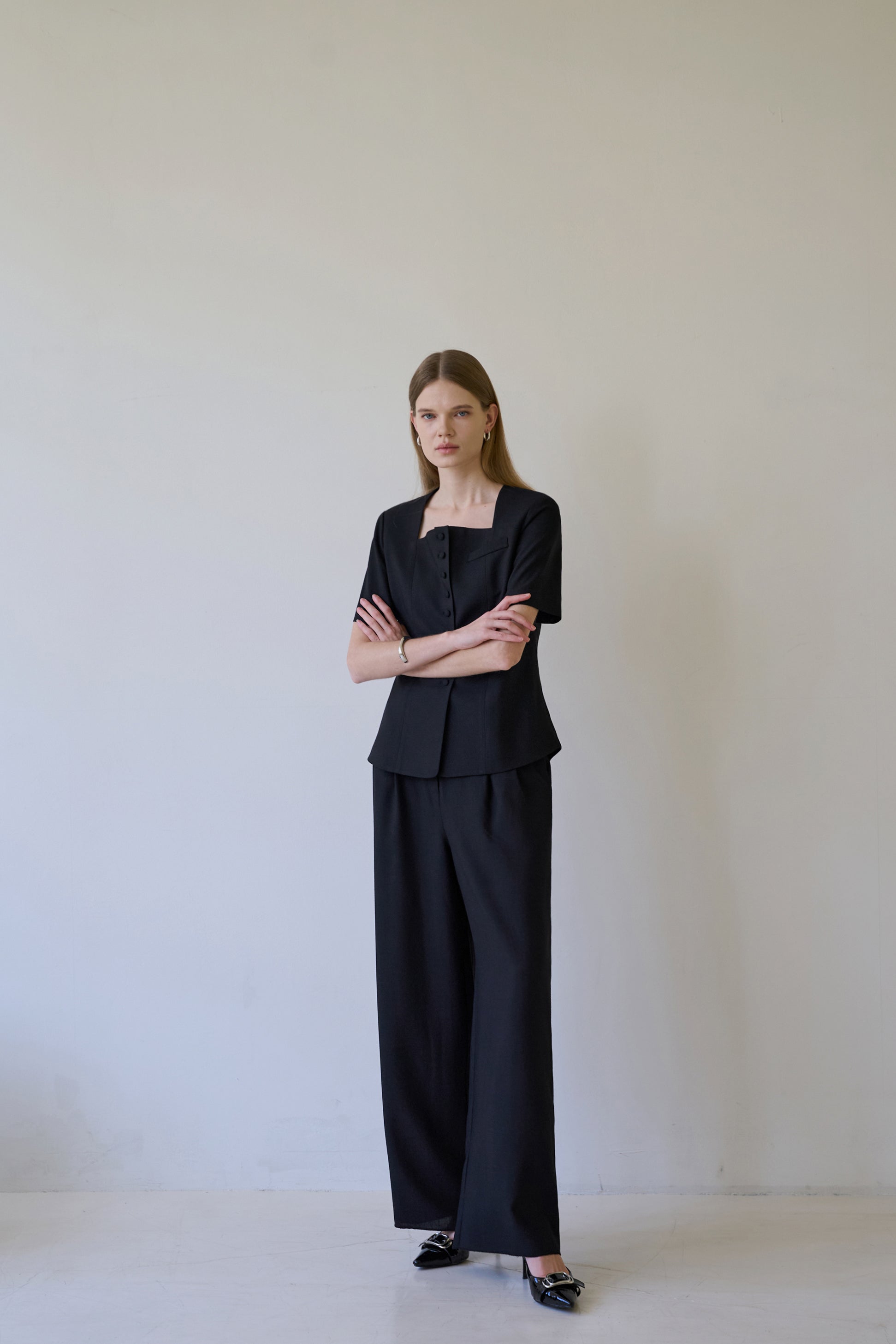 NOUE AIRY PANTS_BLACK