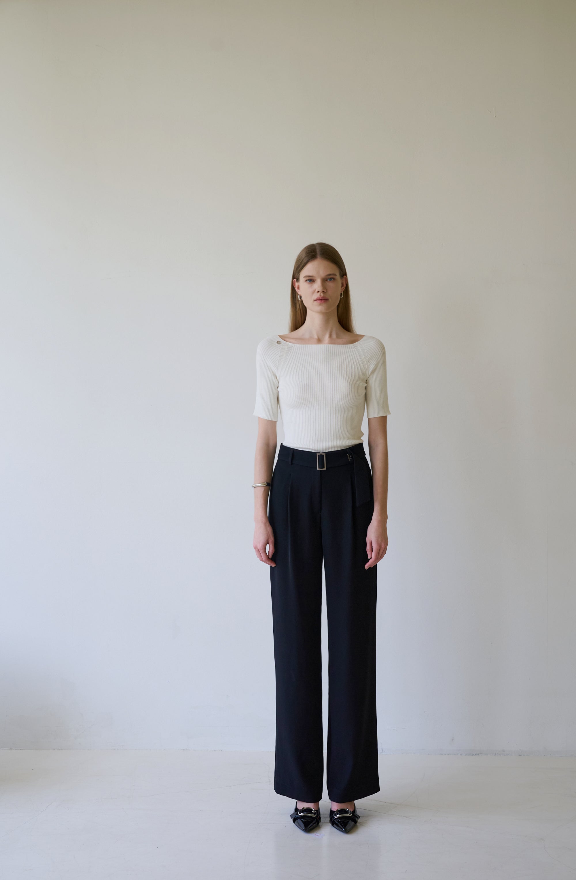 2WAY OFF-SHOULDER KNIT_NOIR