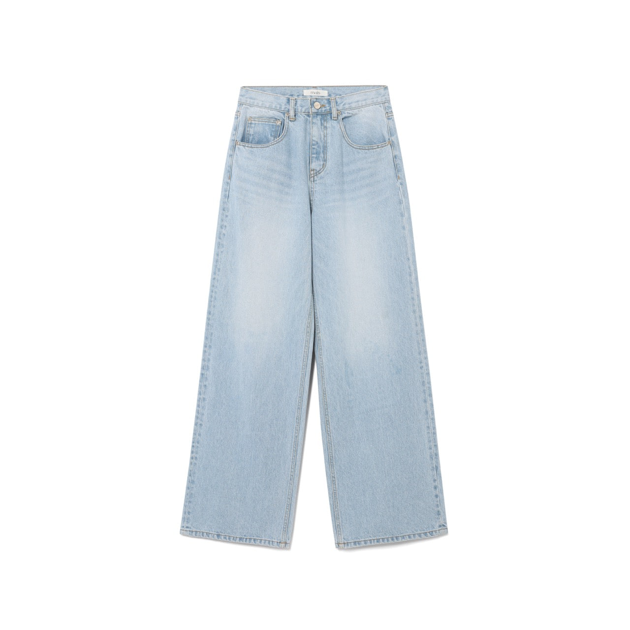25SS LONG WIDE DENIM MID PANTS_LIGHT BLUE