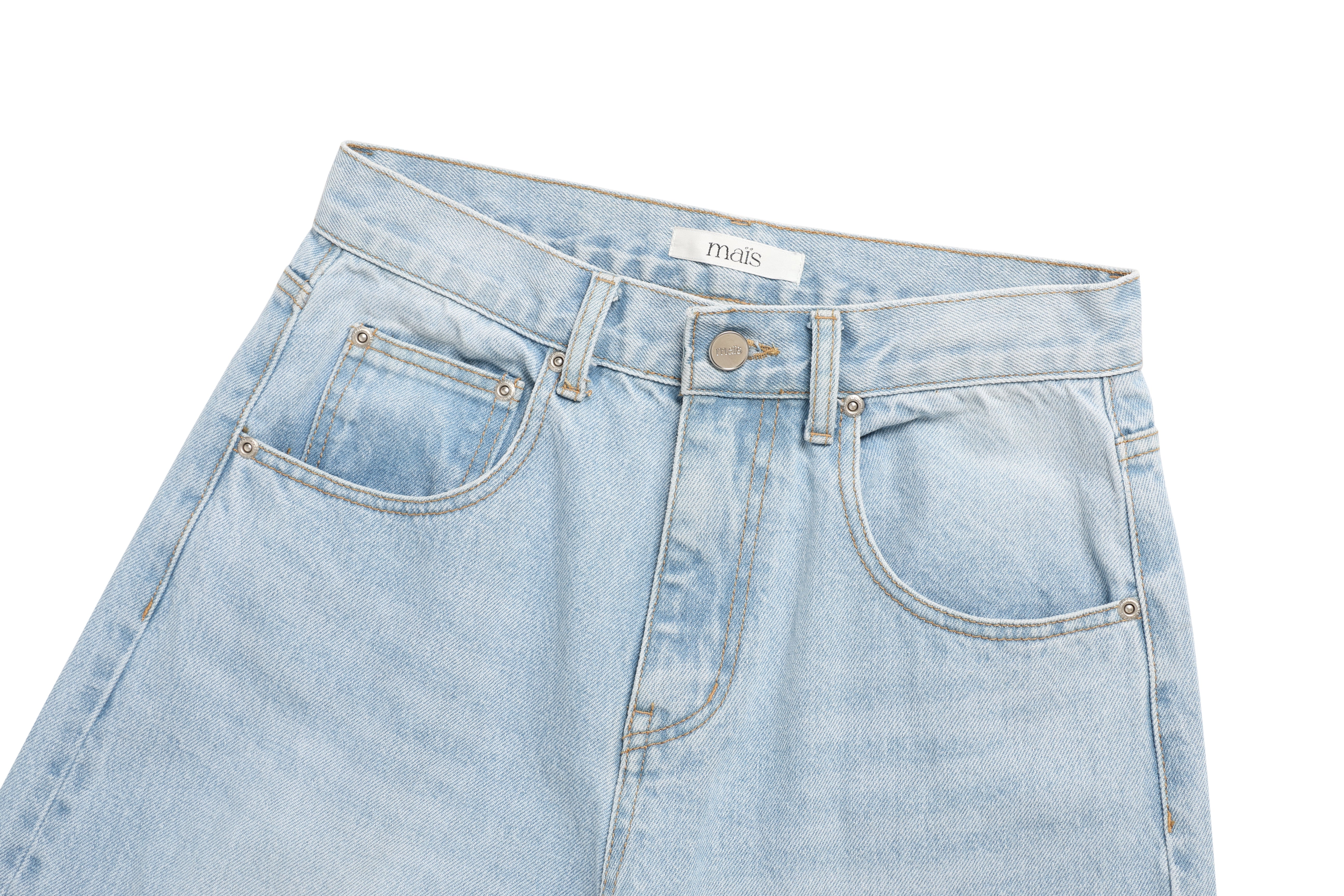 25SS LONG WIDE DENIM MID PANTS_LIGHT BLUE