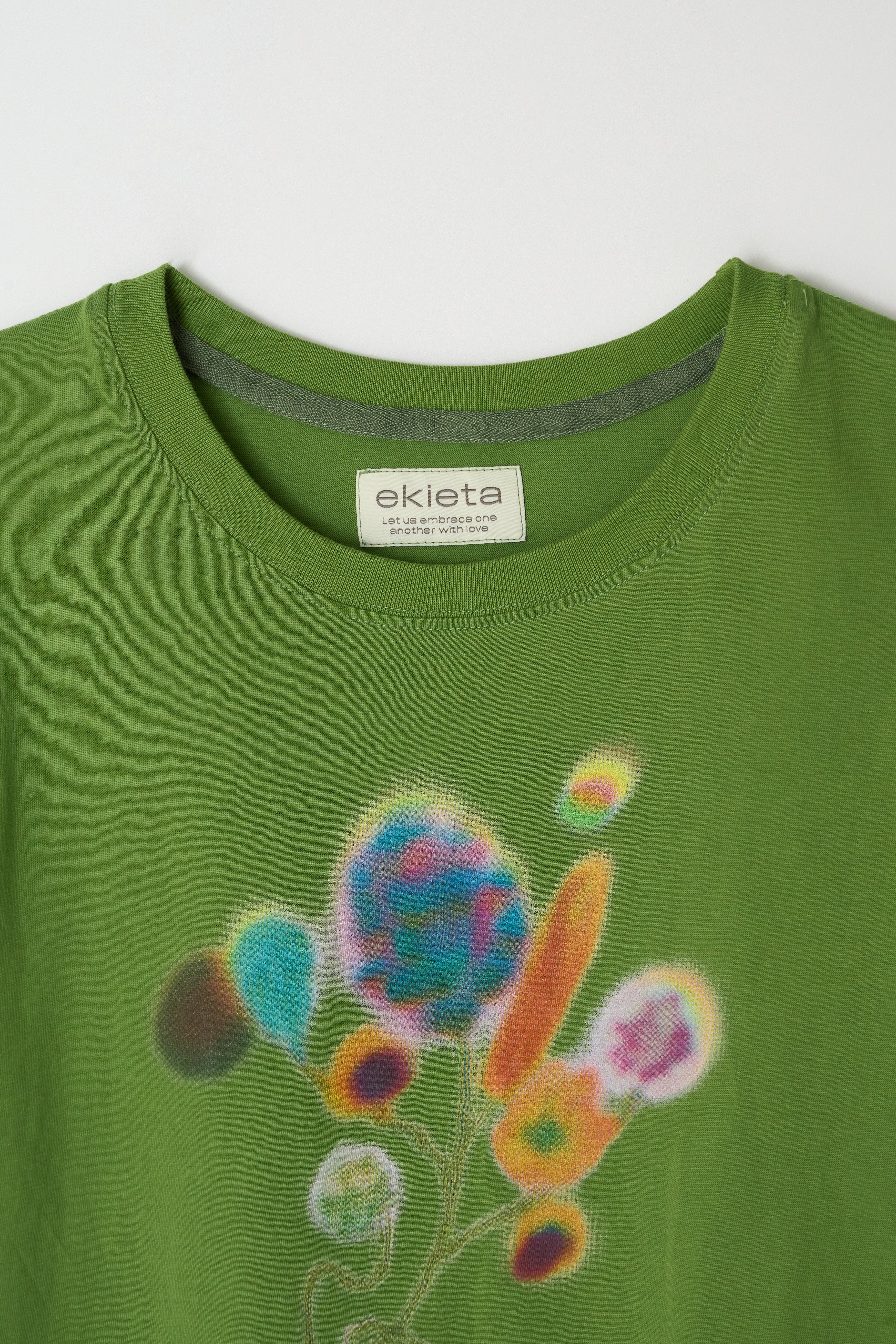 T-SHIRT GRUNGE_FEUILLE DE NÉNUPHAR