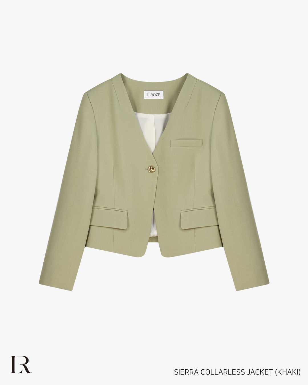 VESTE SANS COL SIERRA_KAKI
