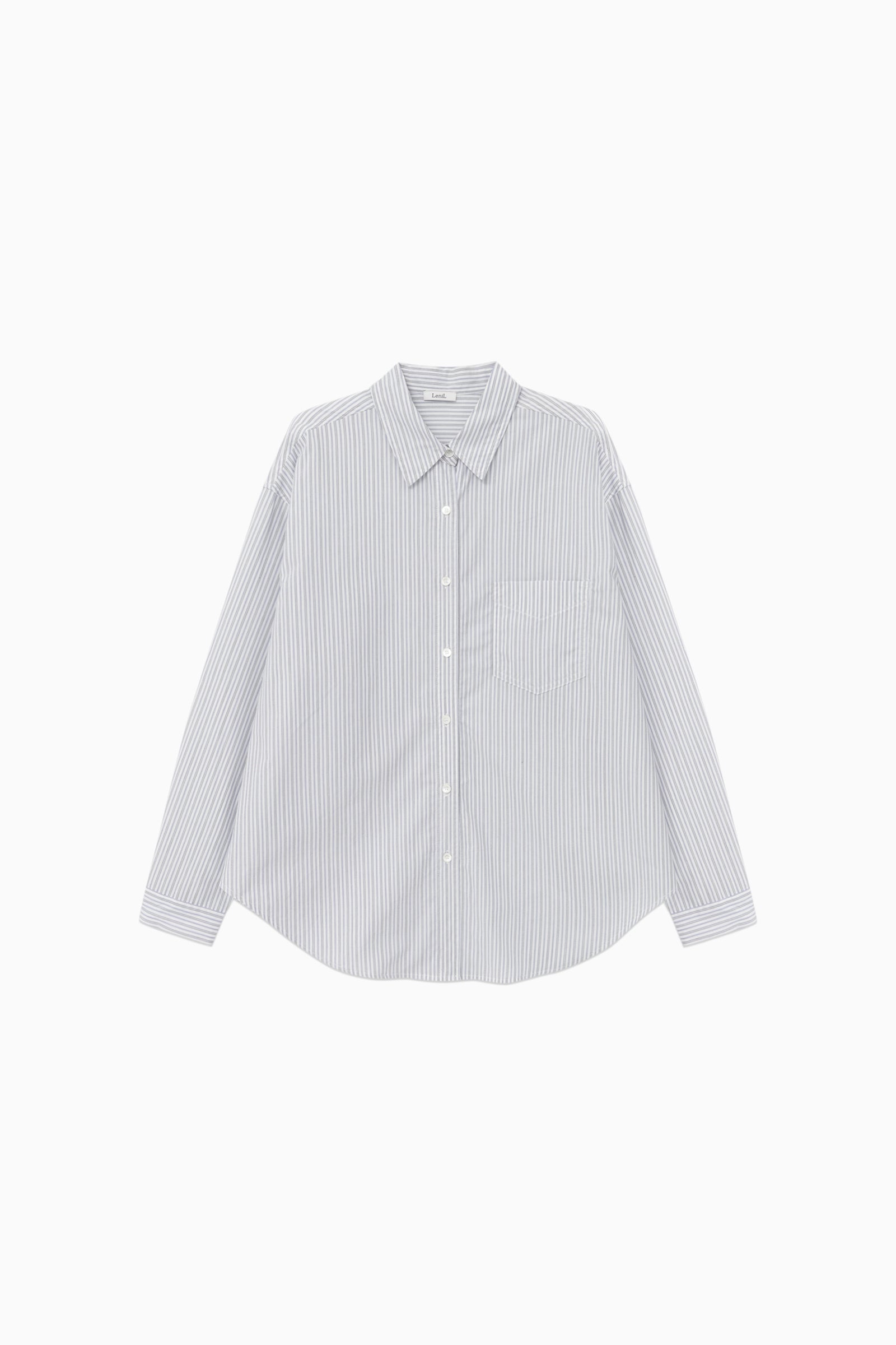 HOUTH STRIPE SHIRT_BLUE