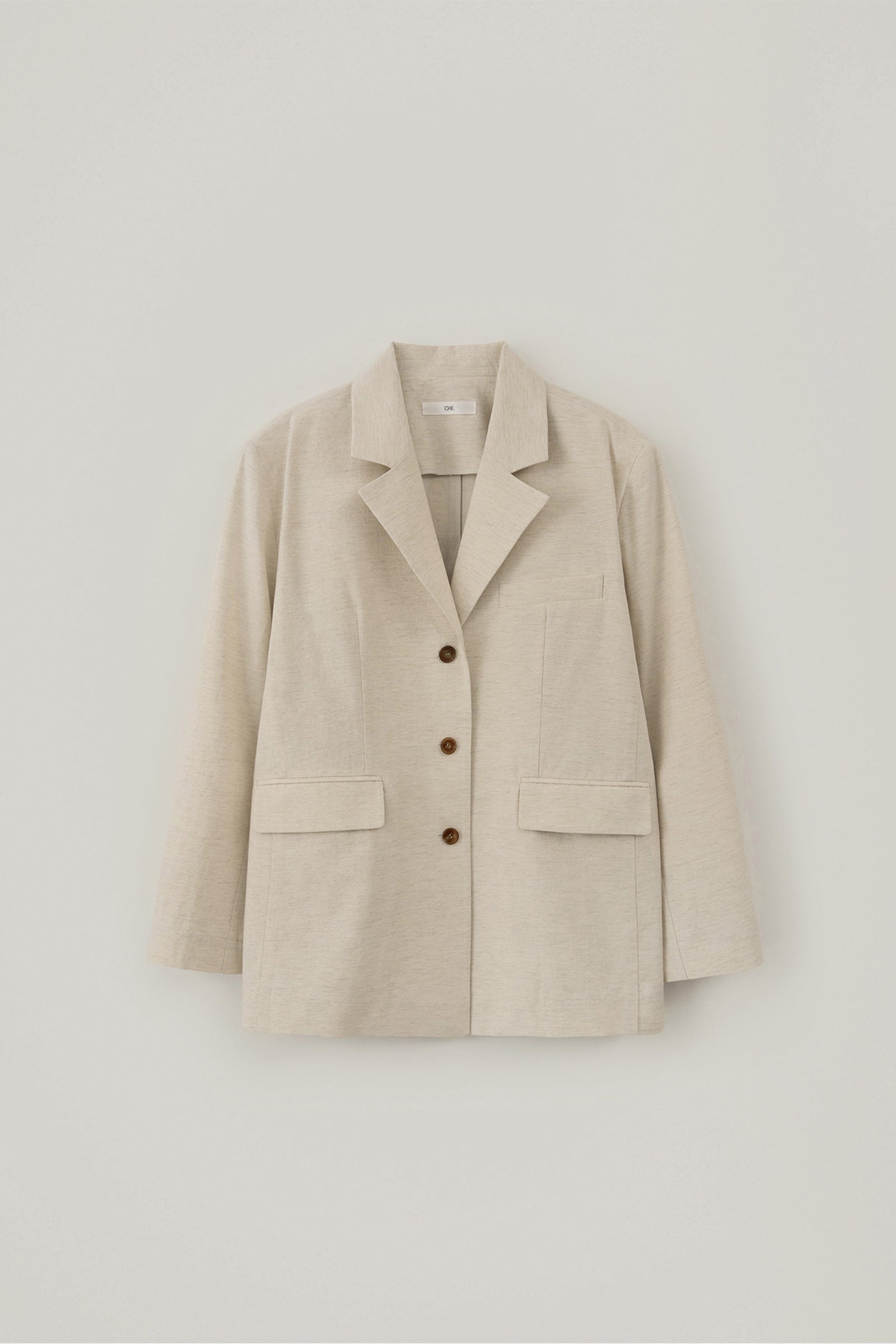 VESTE OVERSIZE EN LIN_CRÈME