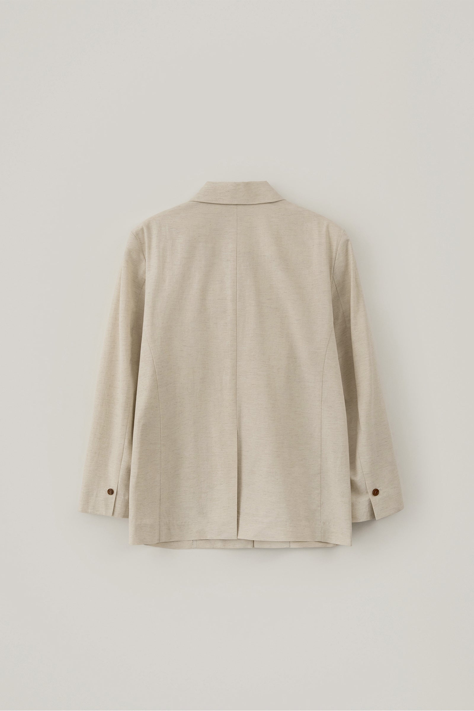 VESTE OVERSIZE EN LIN_CRÈME