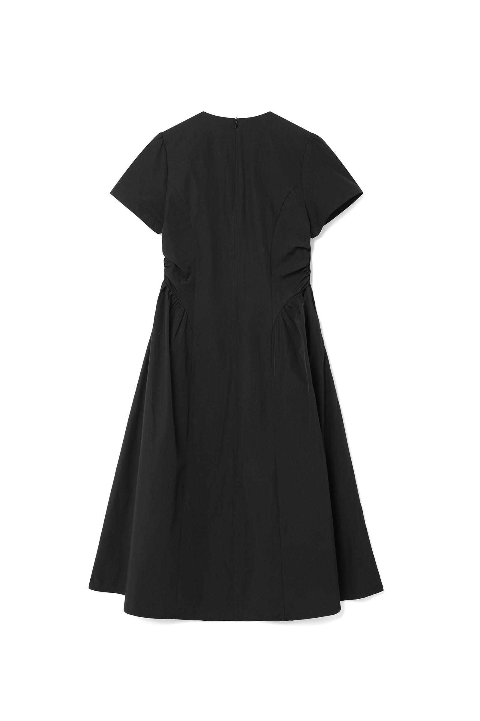 MAIS PUFF SLEEVE DRESS_BLACK