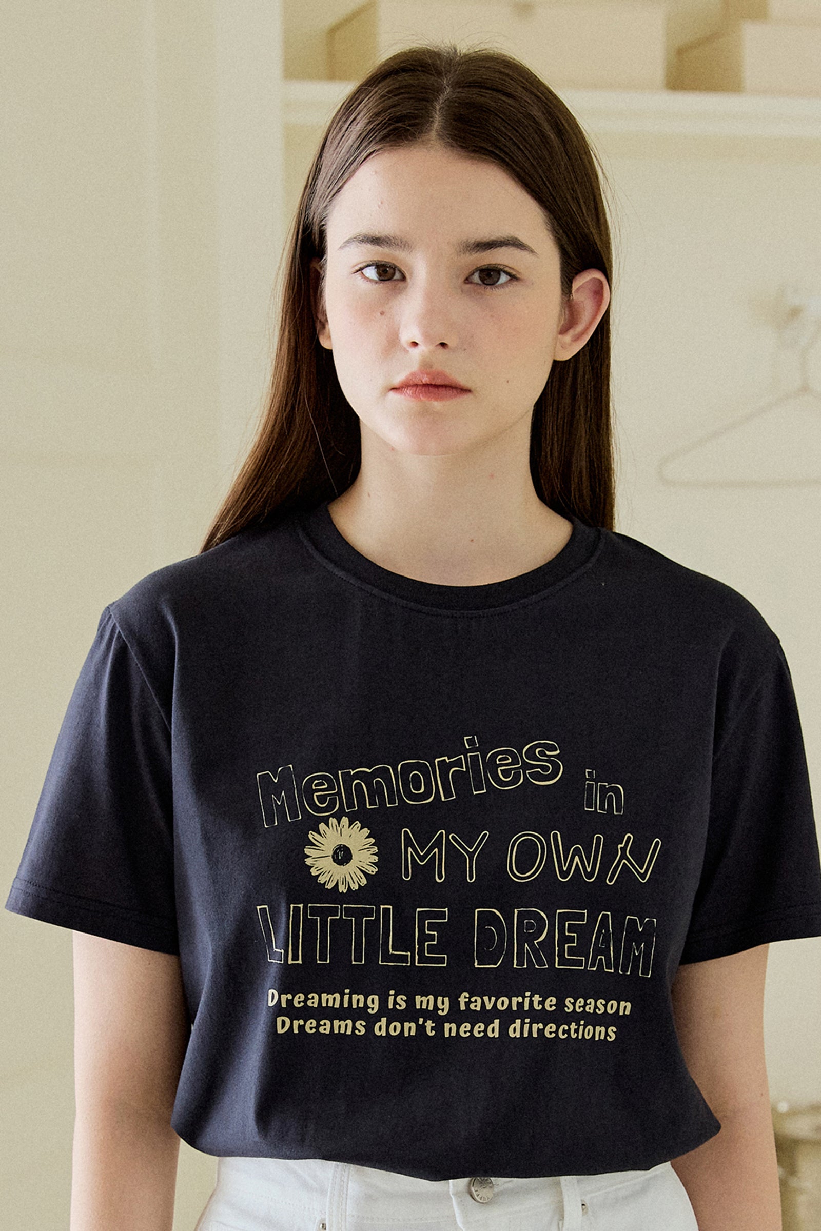 MEMORIES PRINT T-SHIRT_CHARCOAL
