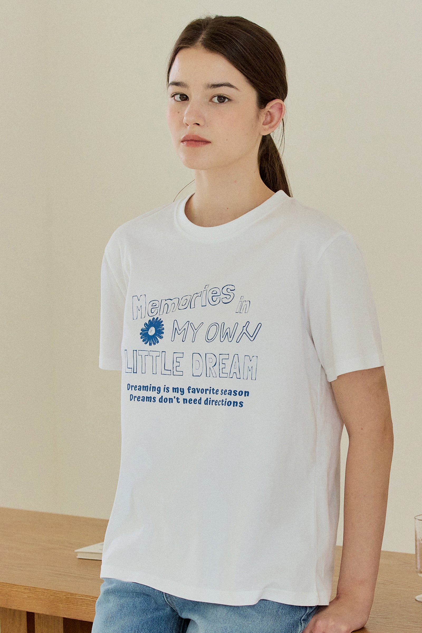 MEMORIES PRINT T-SHIRT_WHITE