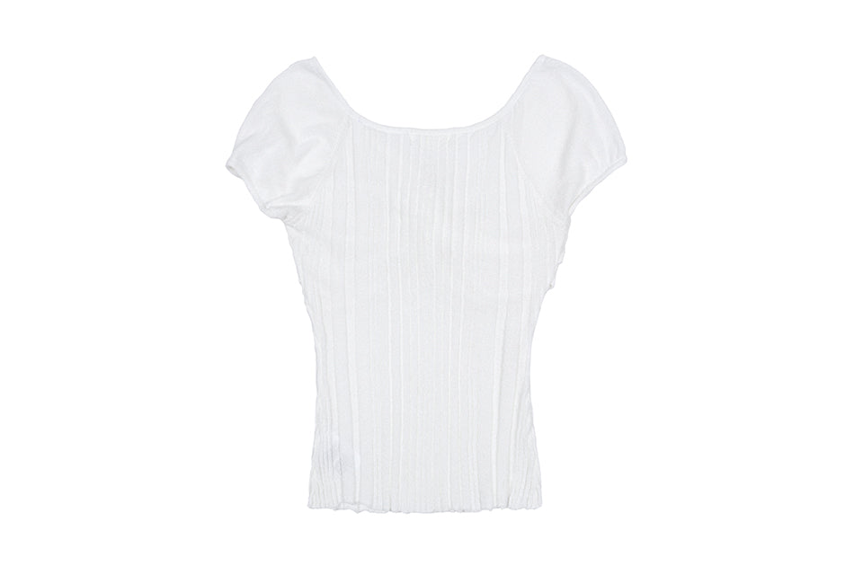 ROSY OFFSHOULDER KNIT_WHITE