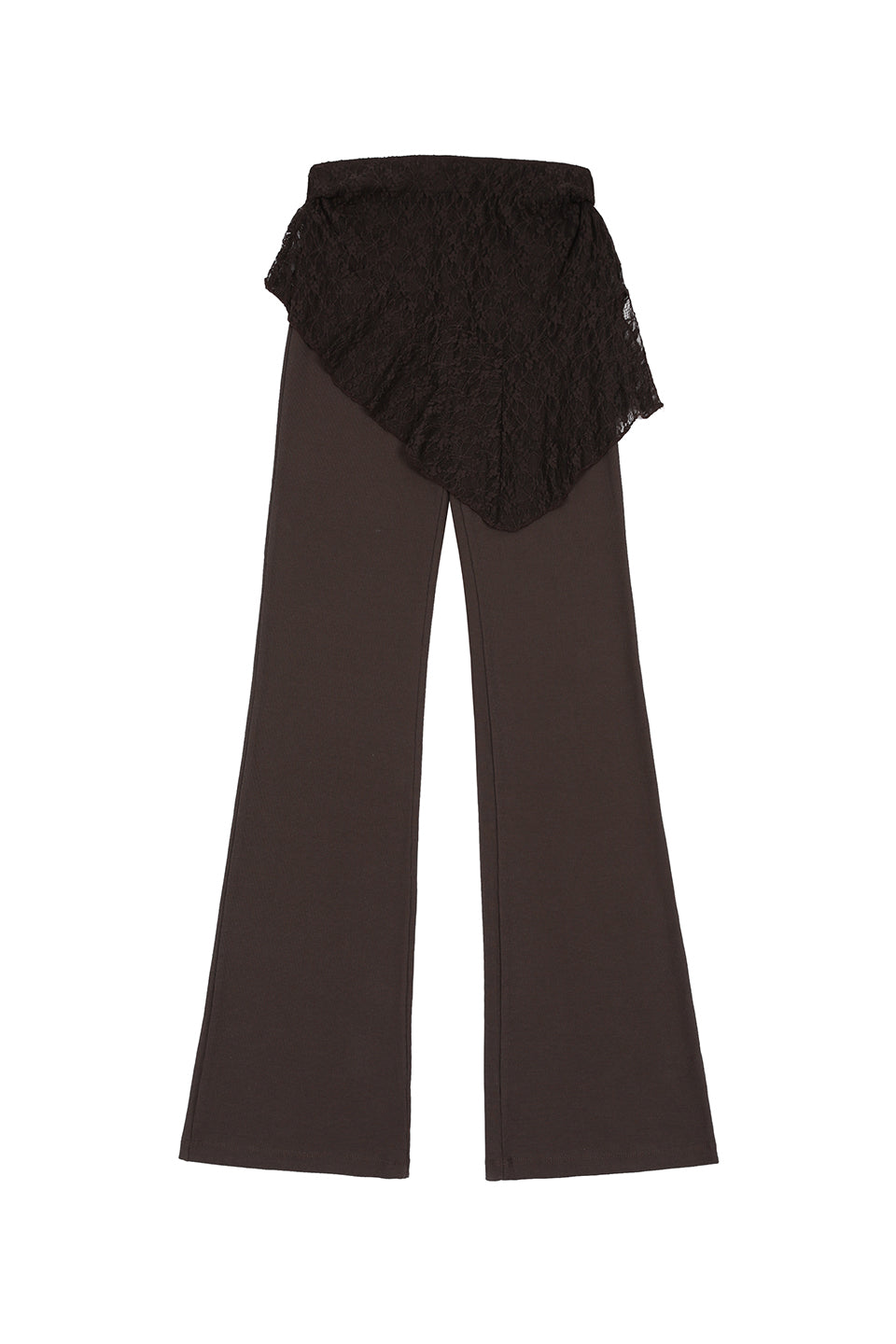 LACE SKIRT PANTS_BROWN