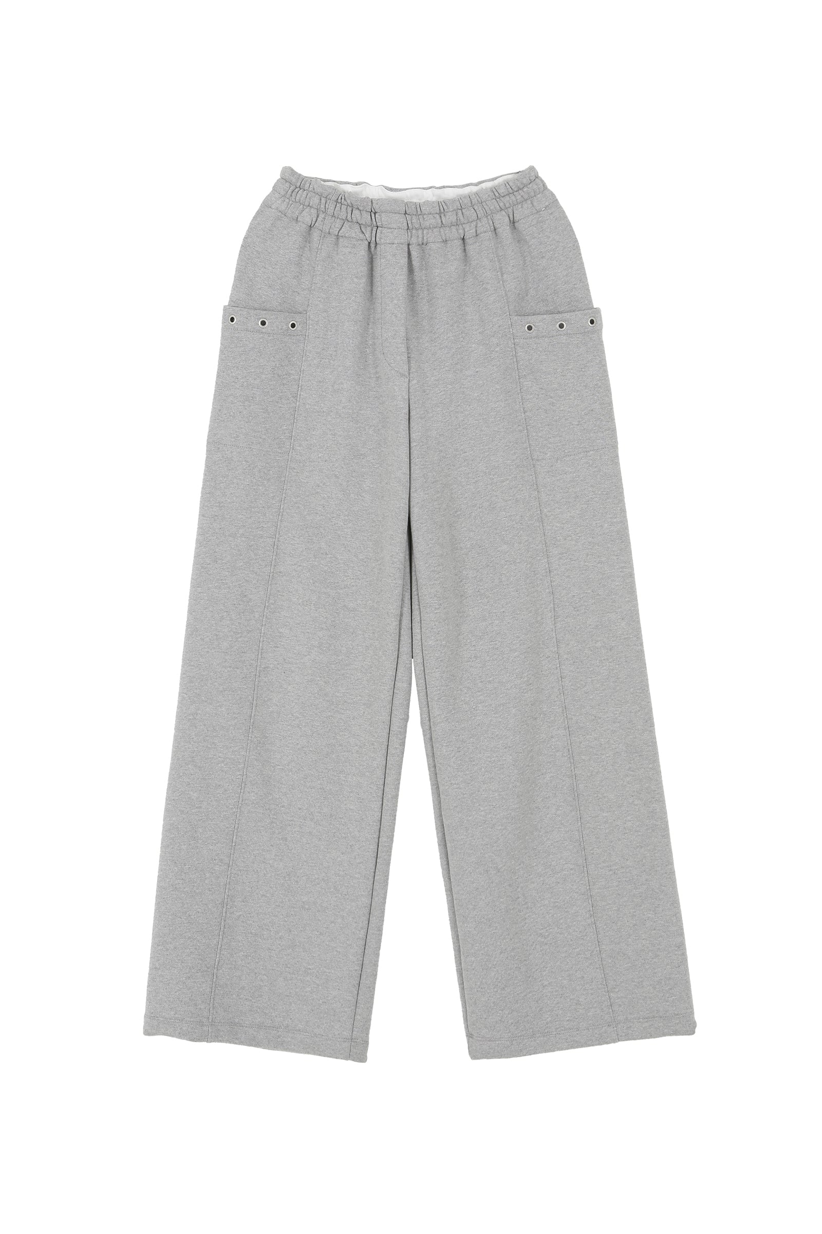 COLOR FLIP SWEATPANTS_MELANGE GRAY