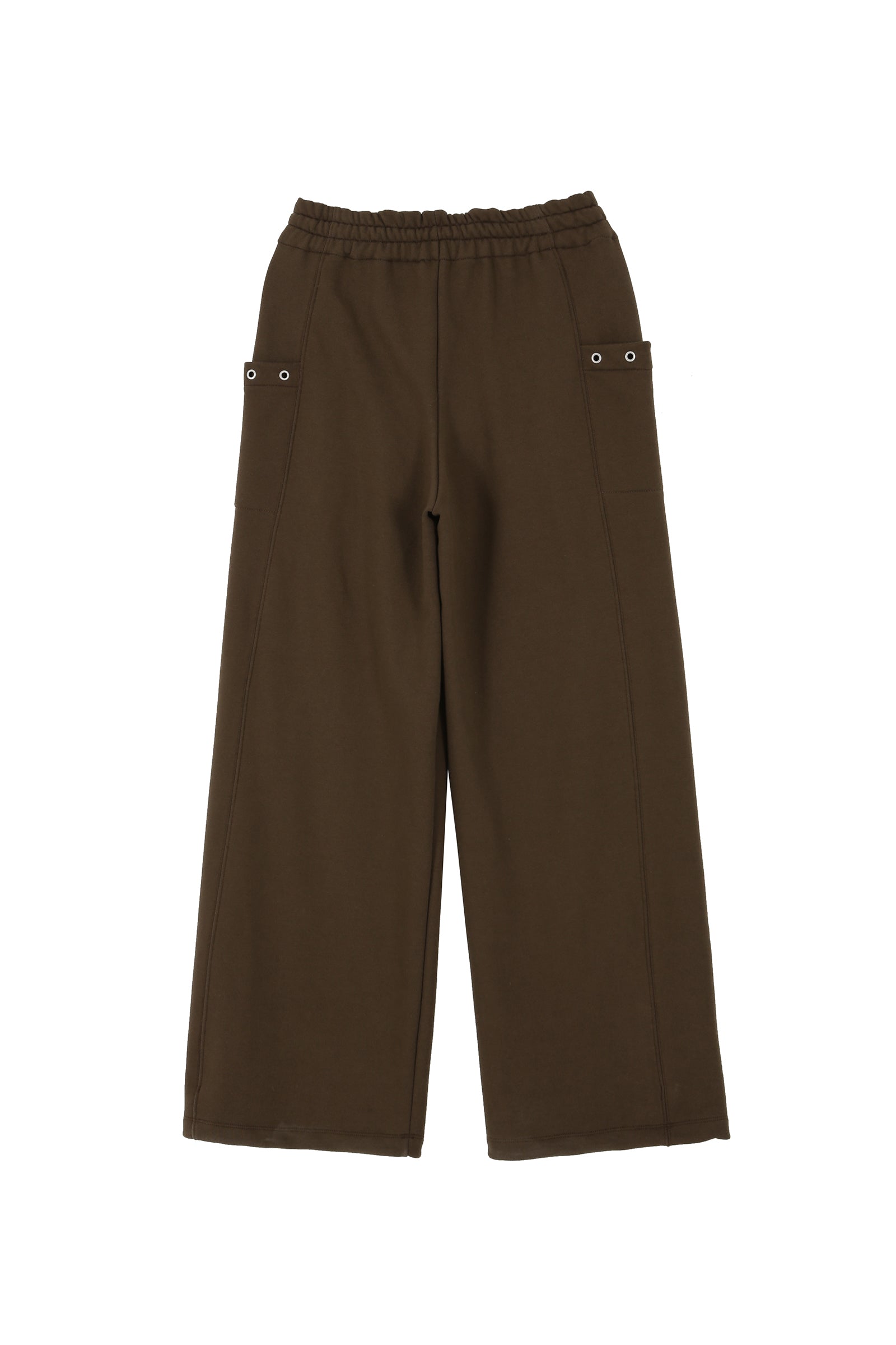 COLOR FLIP SWEATPANTS_BROWN