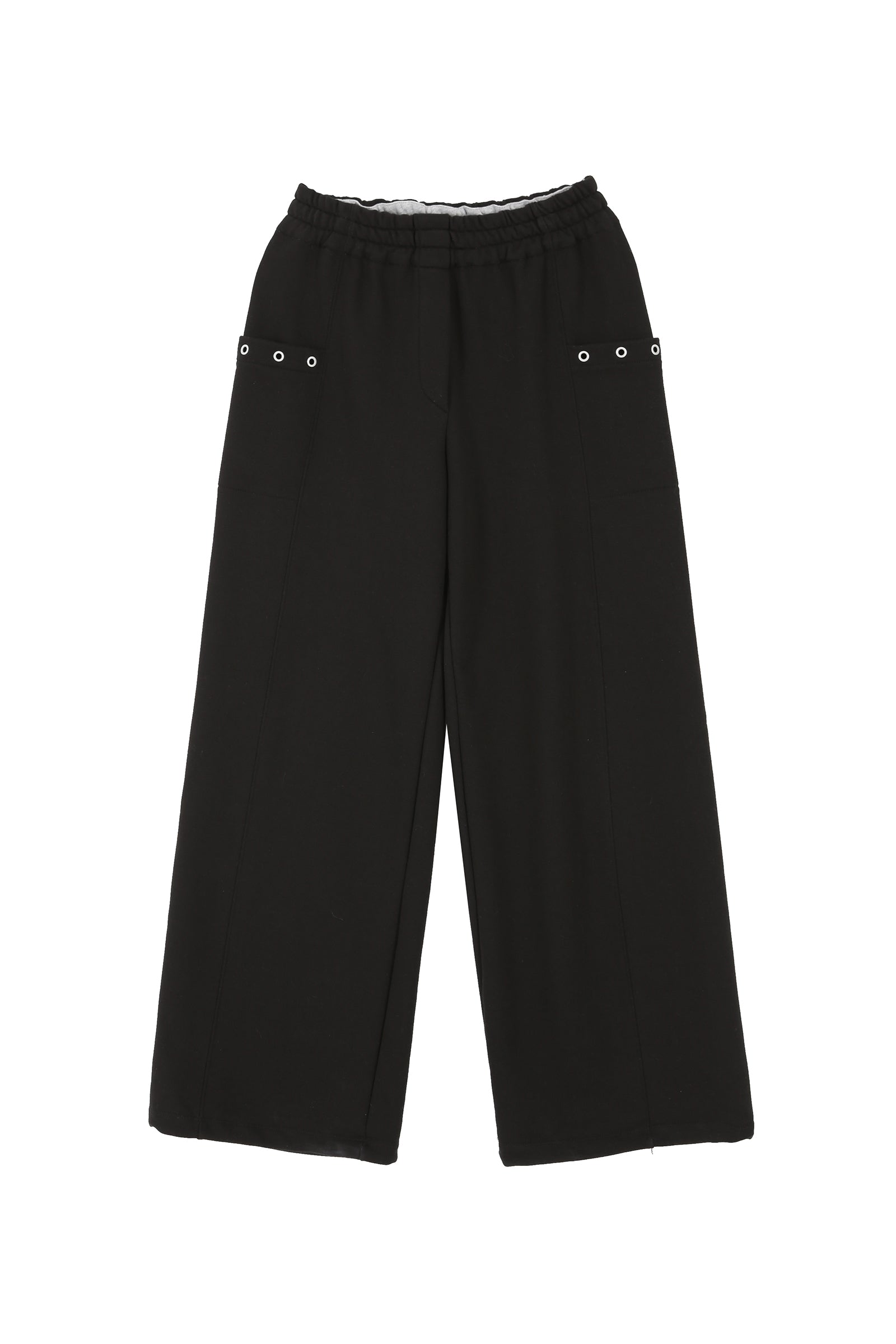 COLOR FLIP SWEATPANTS_BLACK