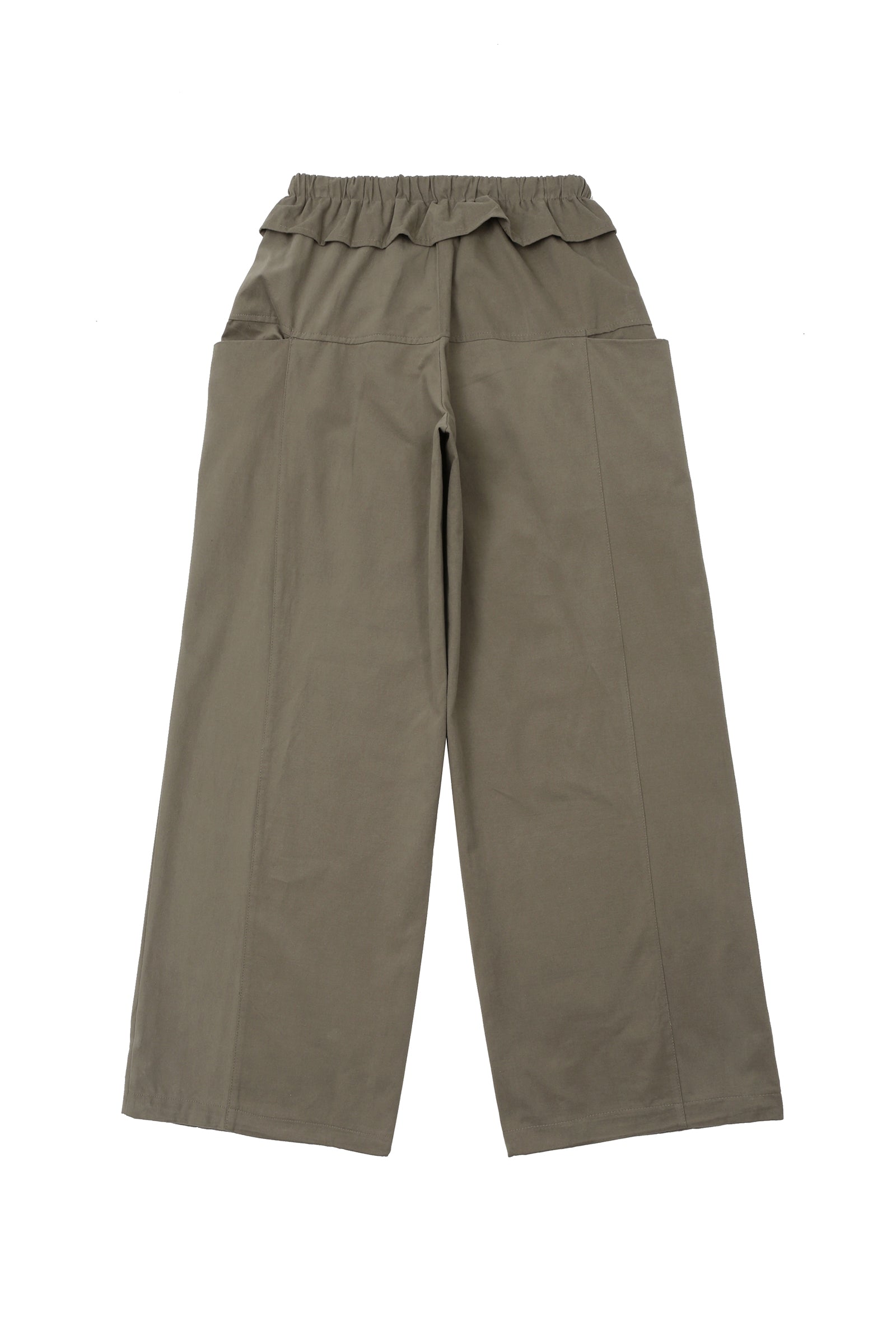 CASUAL UTILITY WIDE PANTS_KHAKI