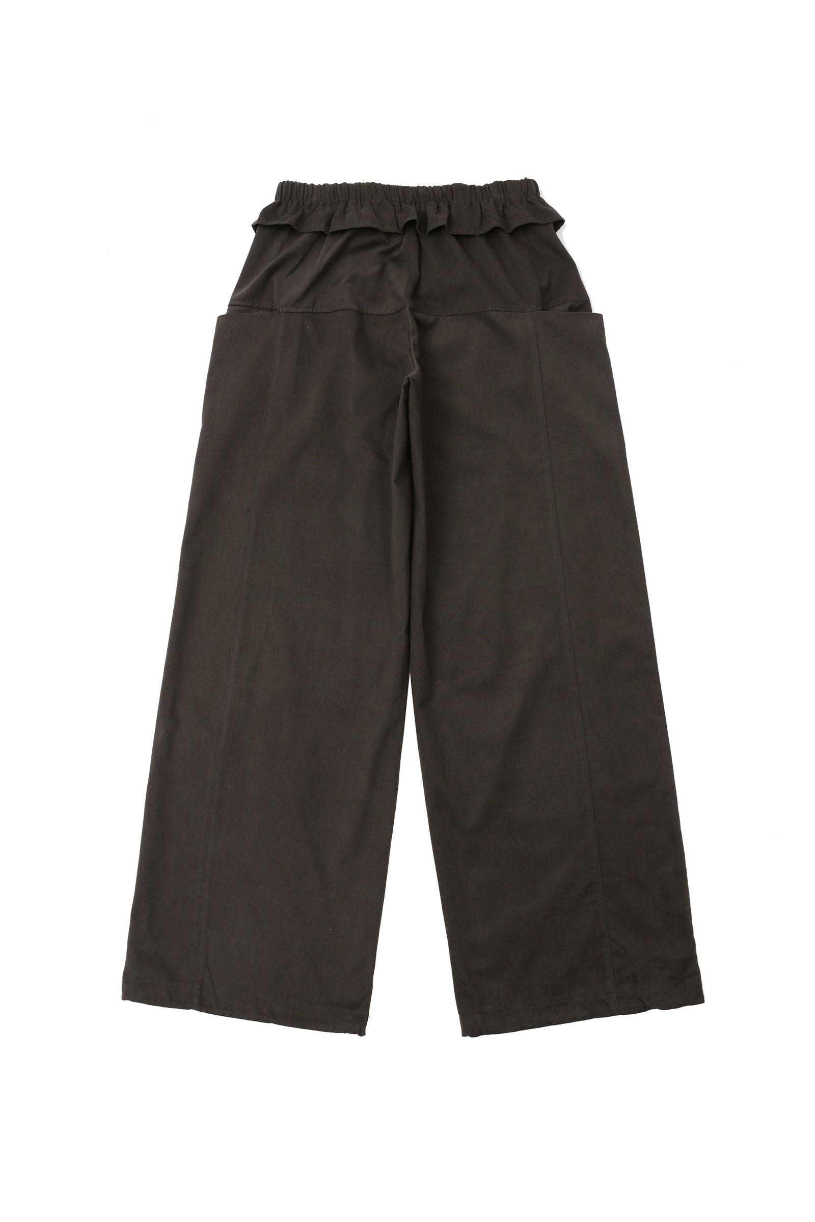 CASUAL UTILITY WIDE PANTS_CHARCOAL