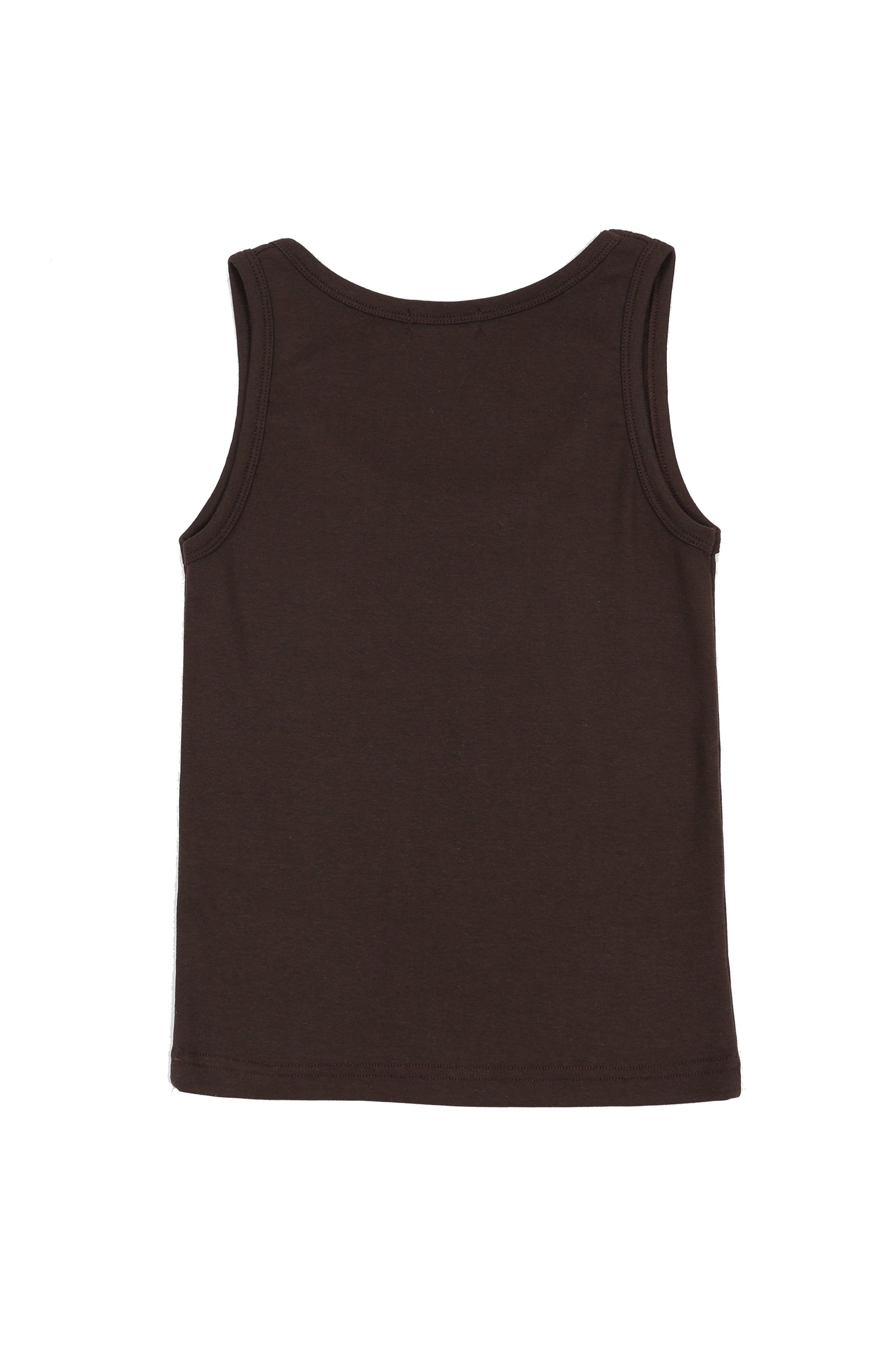 AS BASIC U NECK SLEEVELESS_BROWN