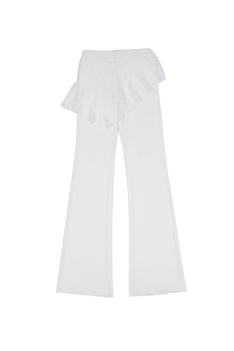 LACE SKIRT PANTS_WHITE