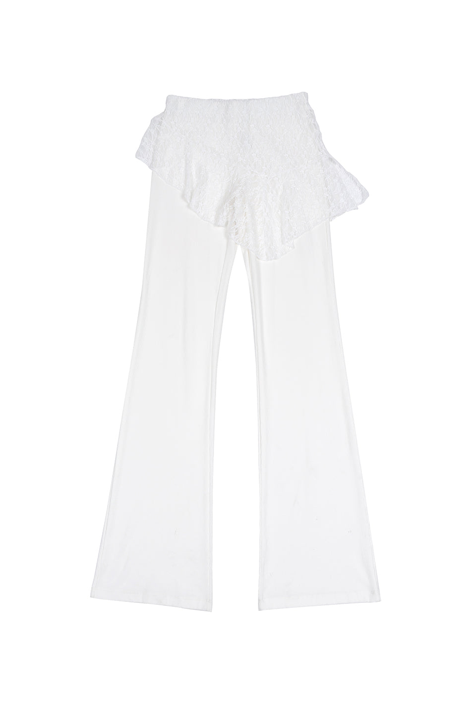LACE SKIRT PANTS_WHITE