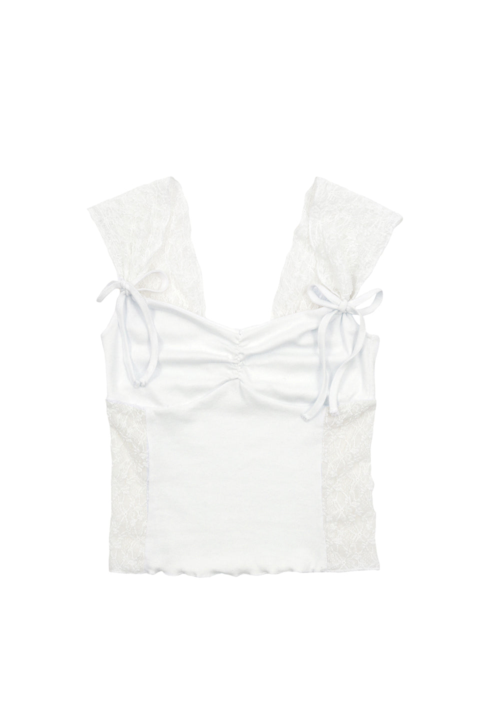 ROMANTIC RIBBON T_WHITE