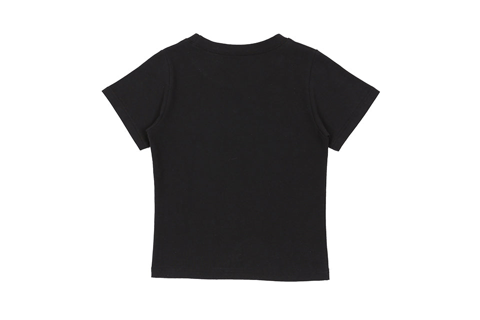 CURVE EYELET T_BLACK