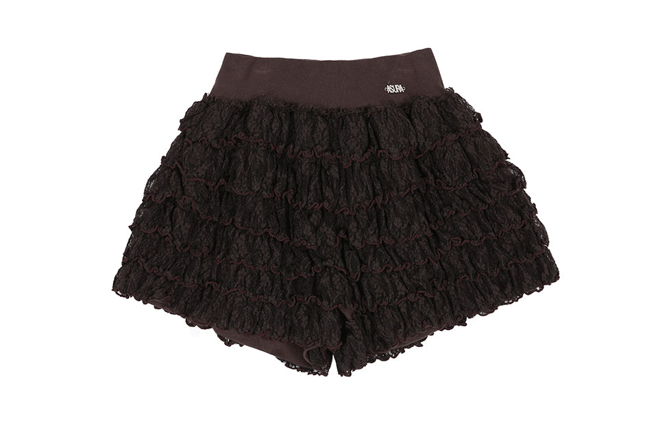 TIER CANCAN SHORTS_BROWN