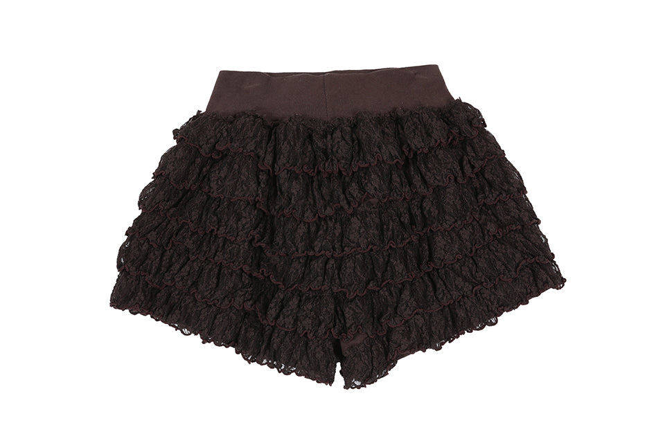 TIER CANCAN SHORTS_BROWN