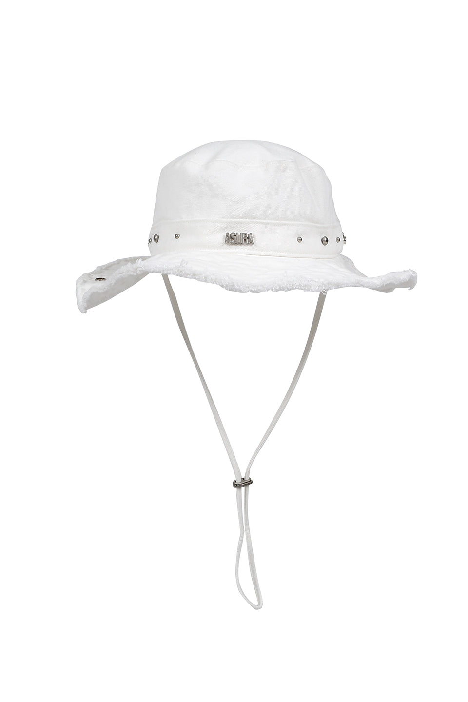 STUD COTTON HAT_IVORY