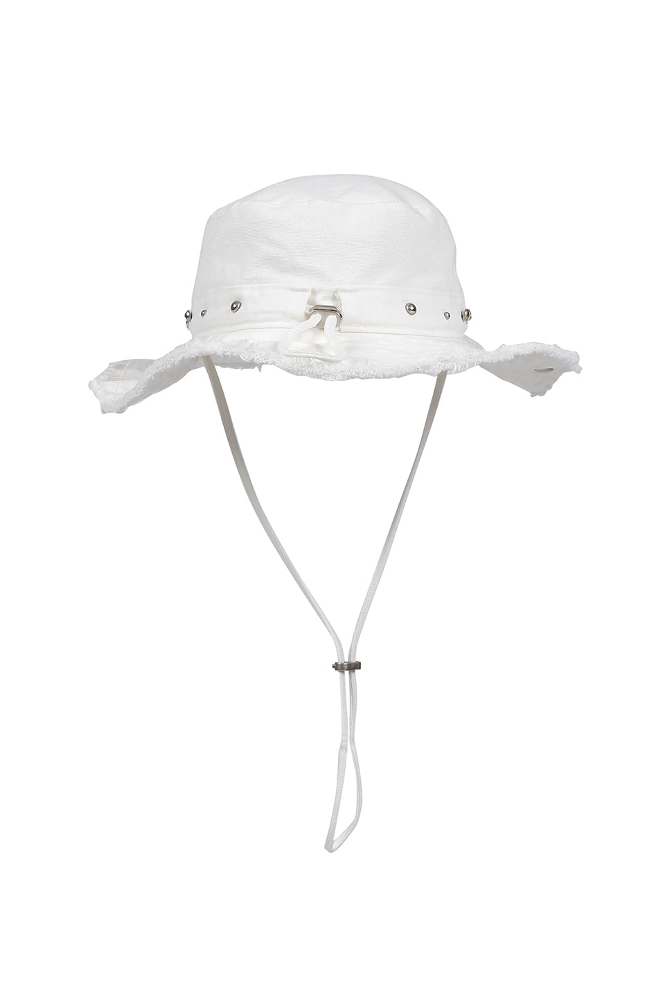 STUD COTTON HAT_IVORY