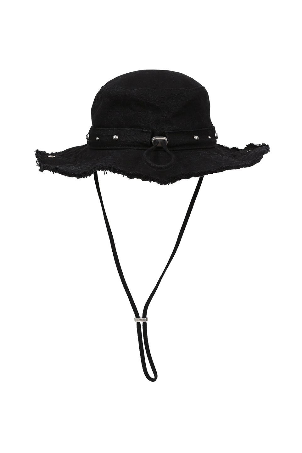 STUD COTTON HAT_BLACK