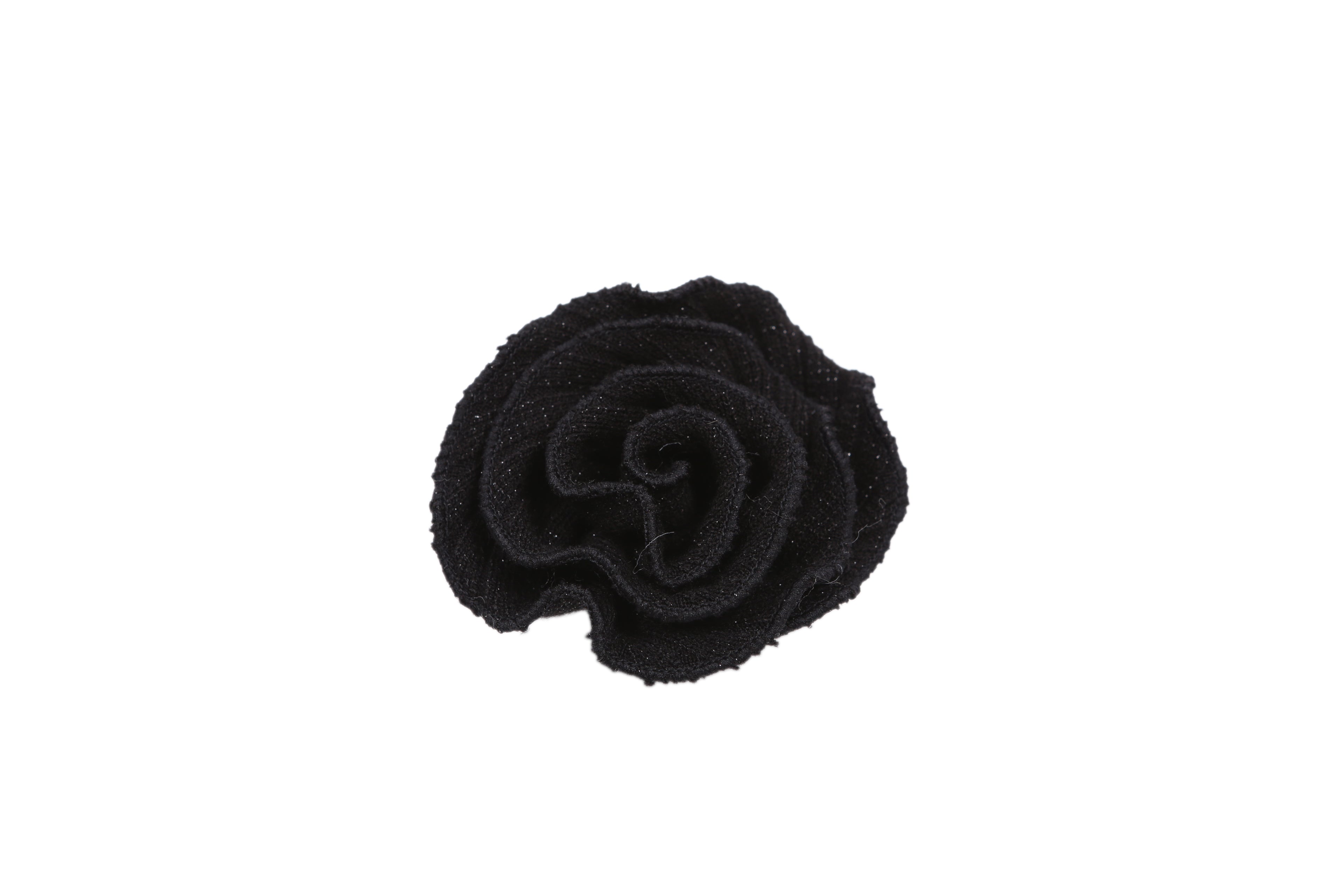 FLOWER SPANGLE CARDIGAN_NOIR