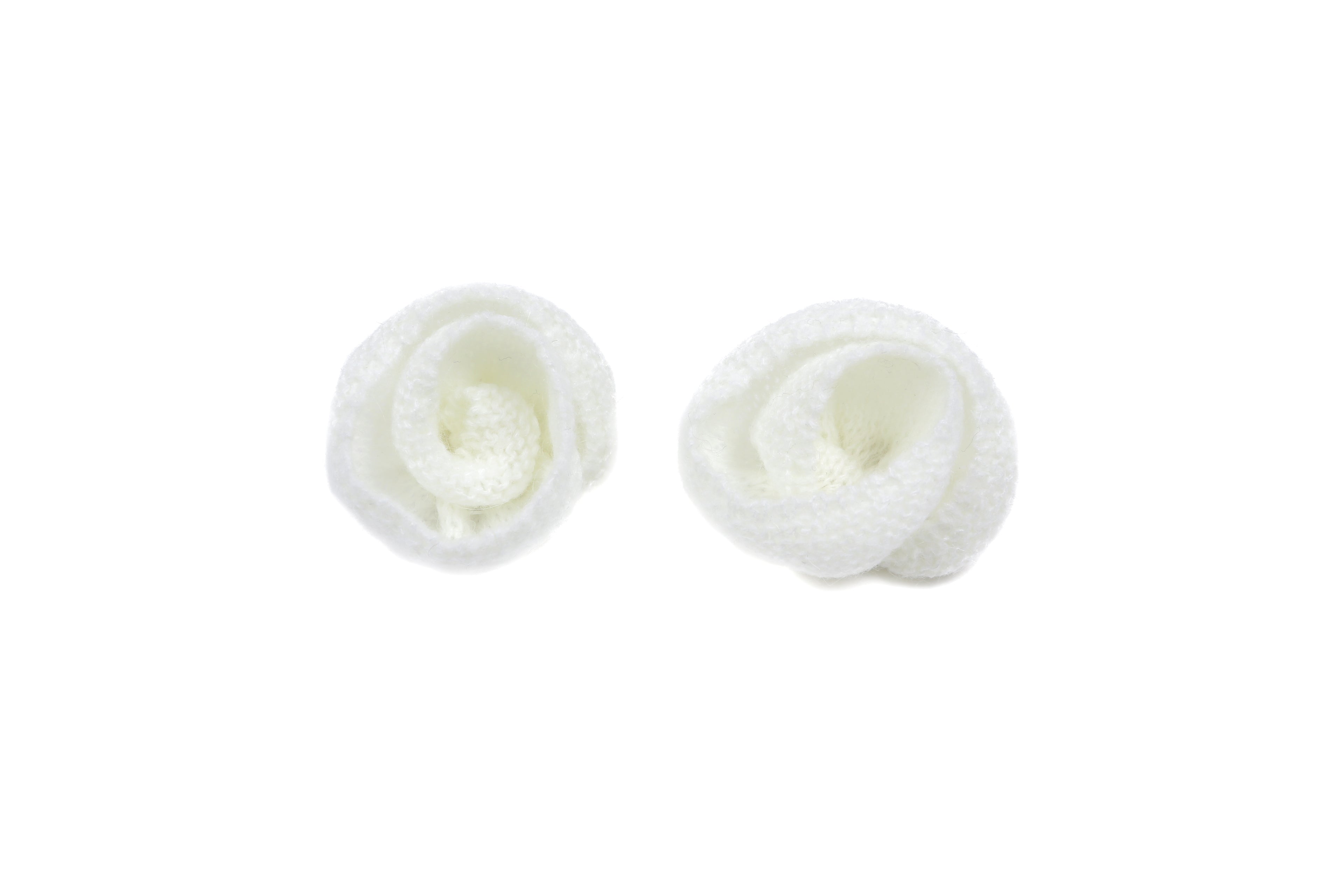 ROSE BROOCH ONE SHOULDER KNIT_IVORY