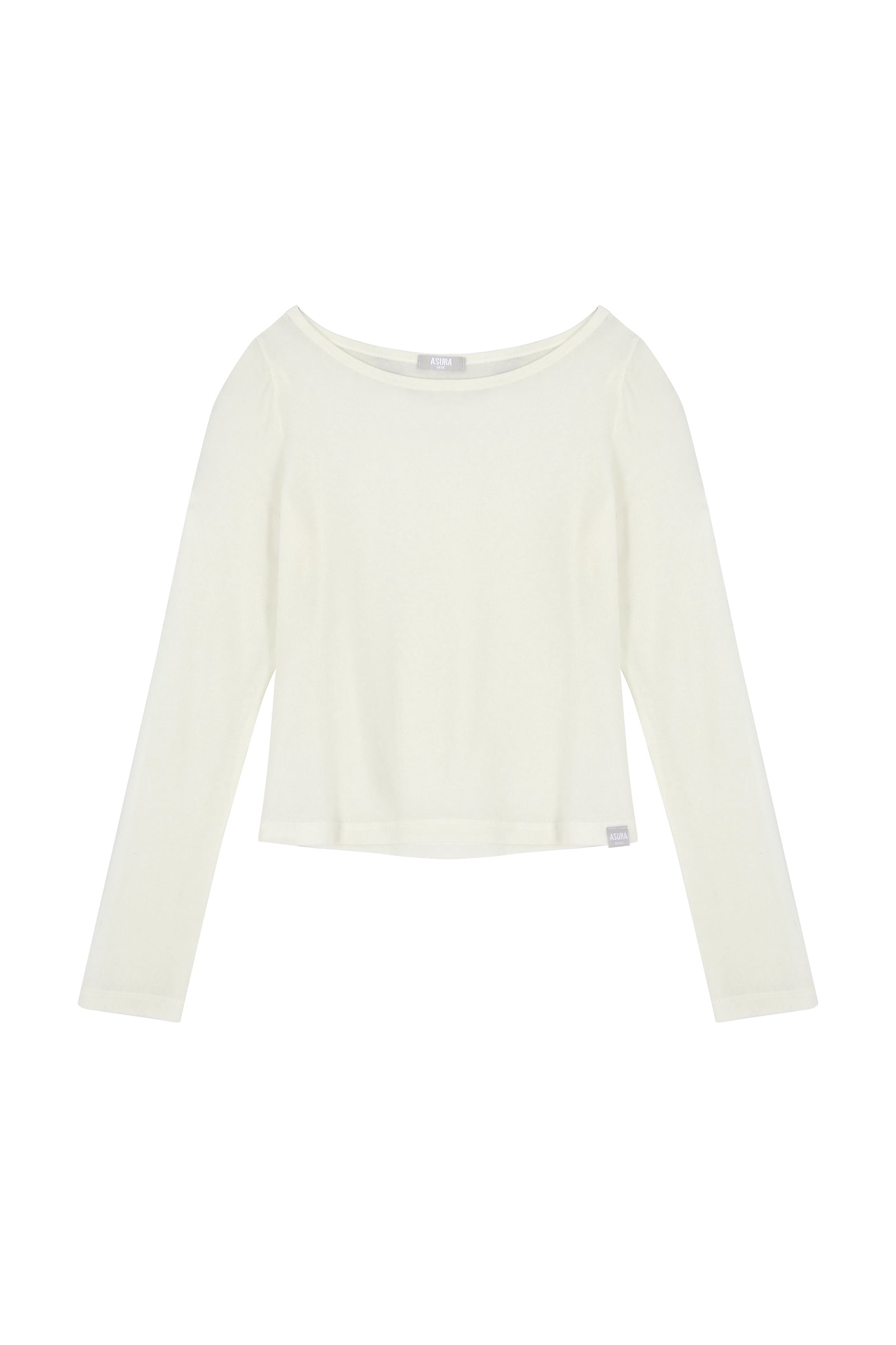 AS BASIC BOAT NECK T_IVORY