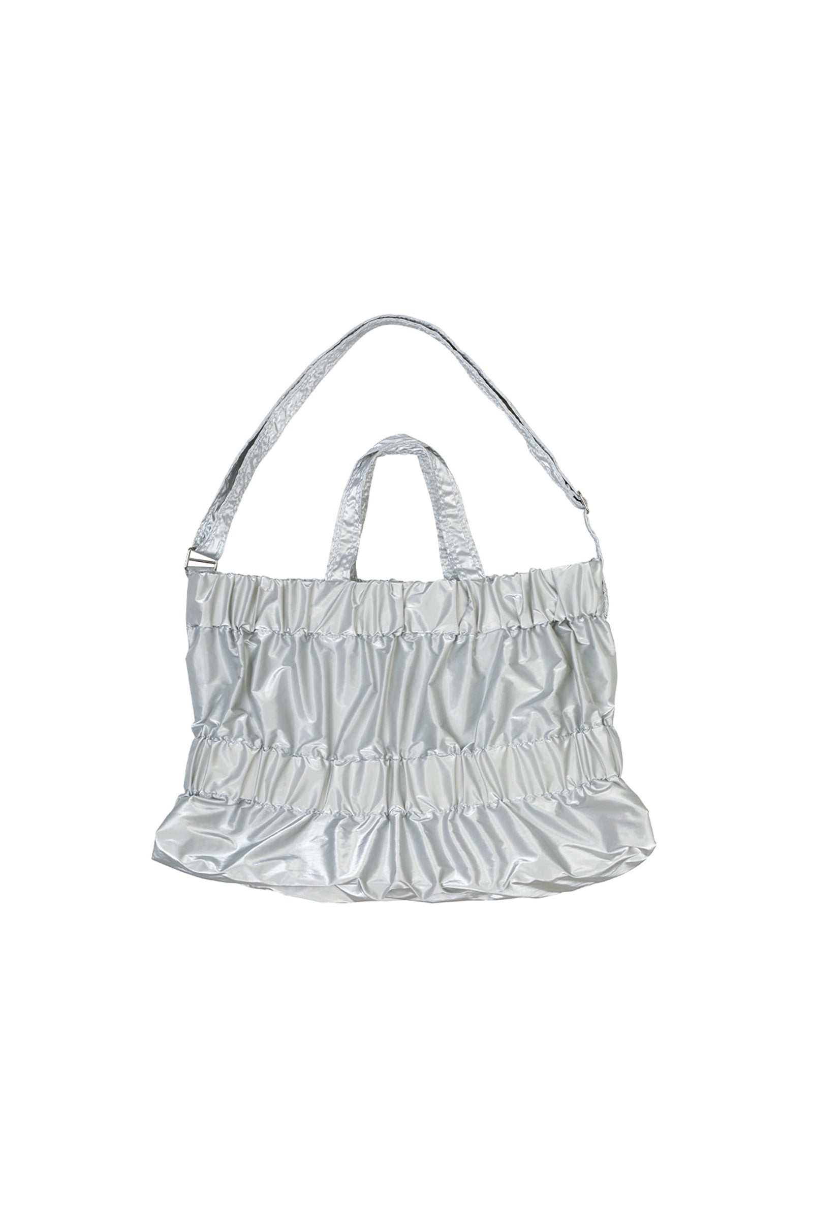 M TIERED CROSS BAG_SILVER