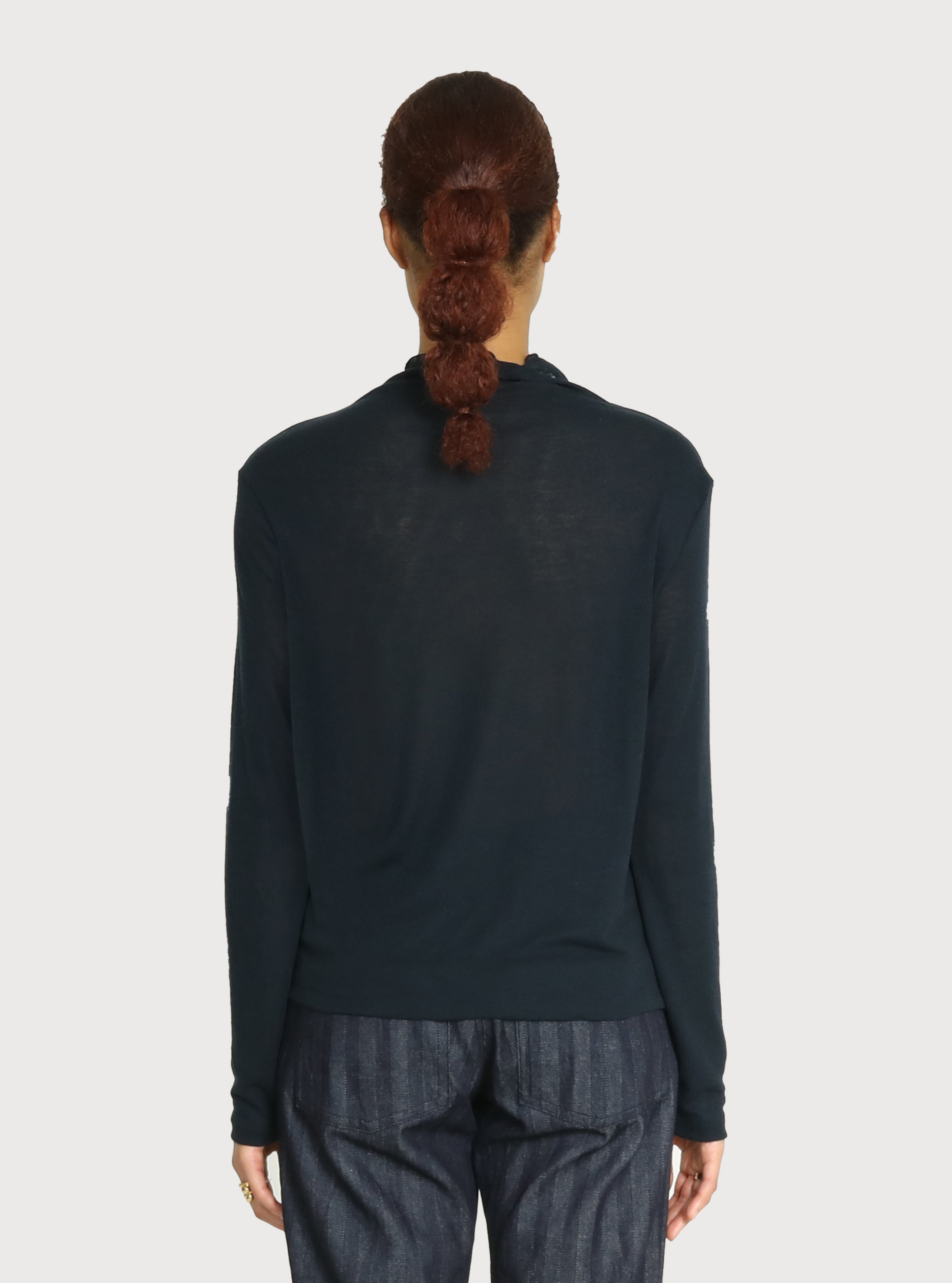 MERINO LAYERING TOP_NAVY
