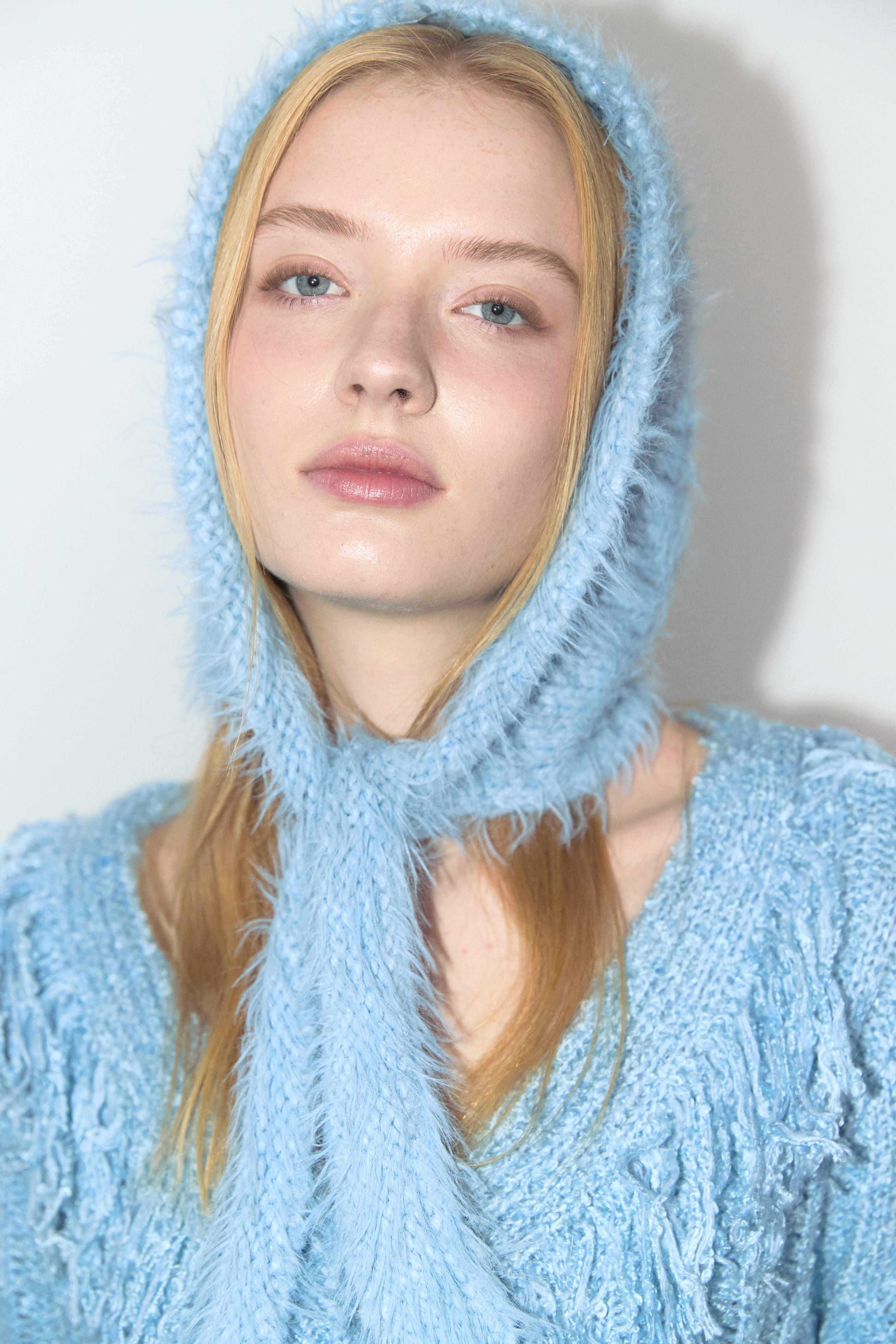 BABY ANGEL HOODIE HAT_LIGHT BLUE